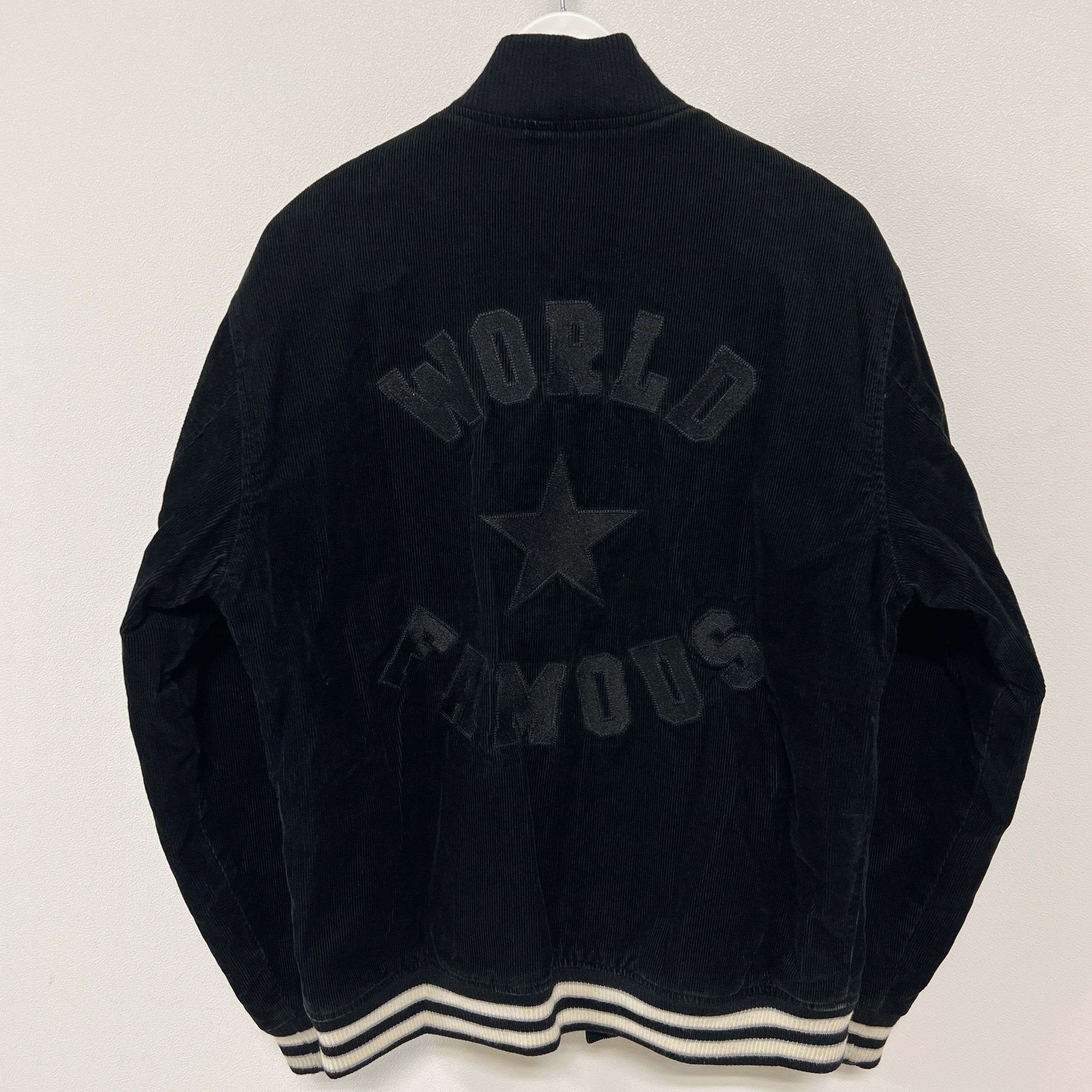 Supreme Supreme AW08 World Famous Corduroy Varsity Jacket Black Size US M / EU 48-50 / 2 - 4 Thumbnail