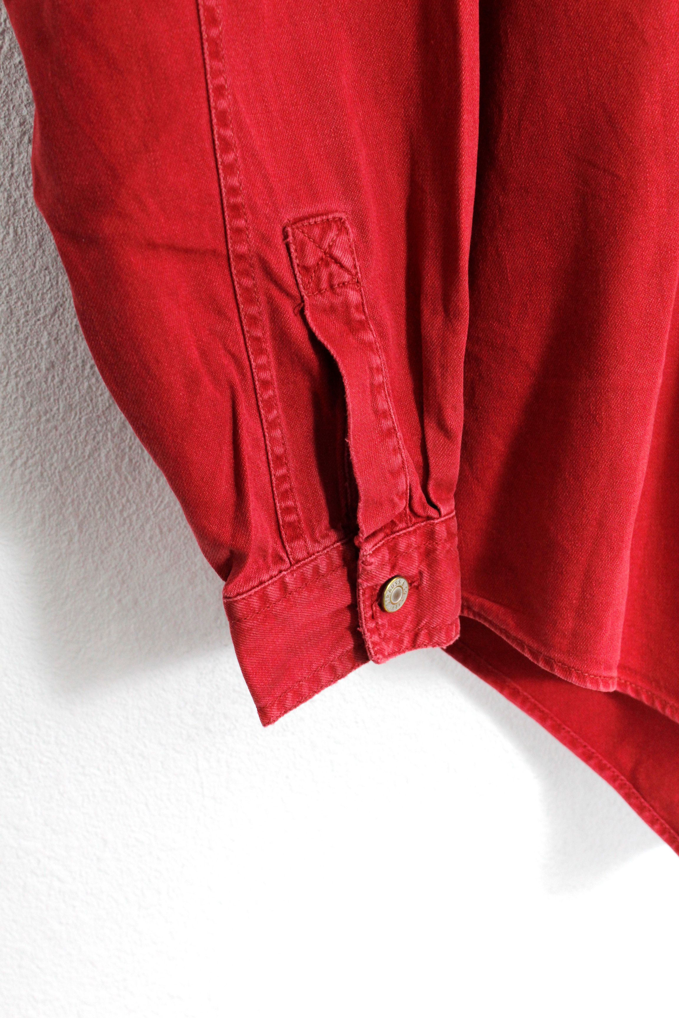 Levi's × Levi's Vintage Clothing × Vintage Levis Vintage Red Work Western Shirt 90s Size US M / EU 48-50 / 2 - 4 Thumbnail