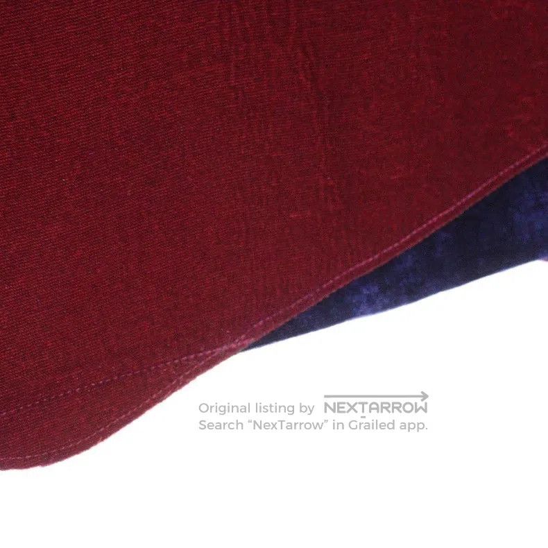 Comme des Garcons Comme des Garcons size XS Red-purple vintage velvet panel Size 23" - 5 Thumbnail