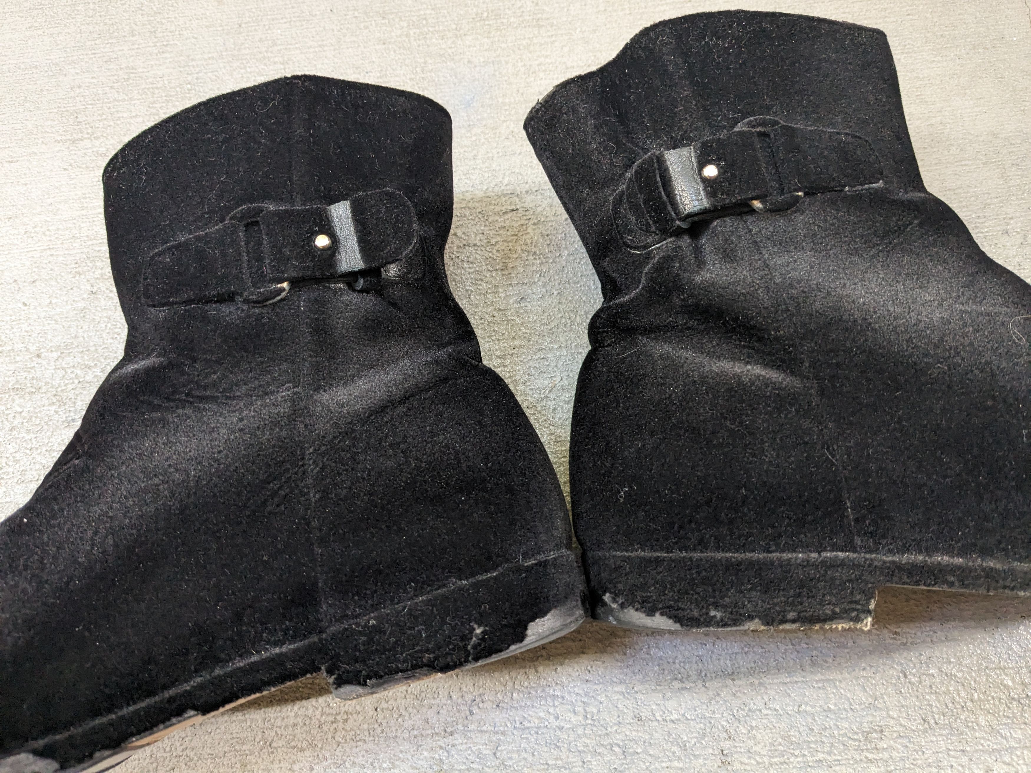 Maison Margiela Maison Margiela Side Zip Boots Black 8 41 Felt Leather Size US 8 / EU 41 - 8 Thumbnail