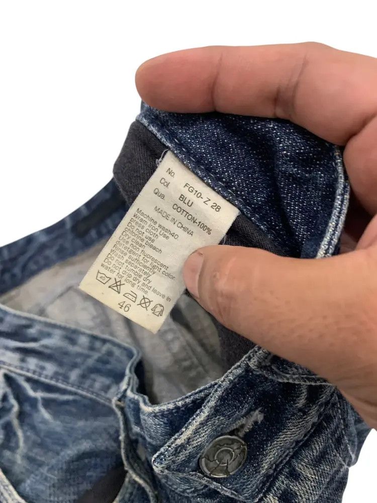 GOSTAR DE FUGA FUGA flared button fly jeans crazy disstressed ripped Size US 32 / EU 48 - 6 Thumbnail
