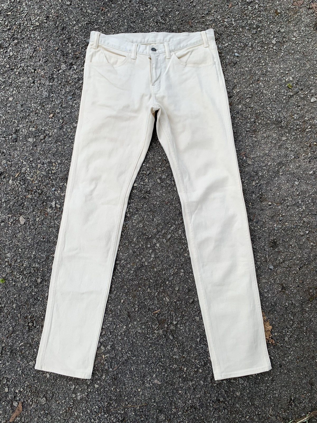 Hysteric Glamour × If Six Was Nine × Japanese Brand Hysteric Glamour White Cream Pants Size US 31 - 1 Thumbnail