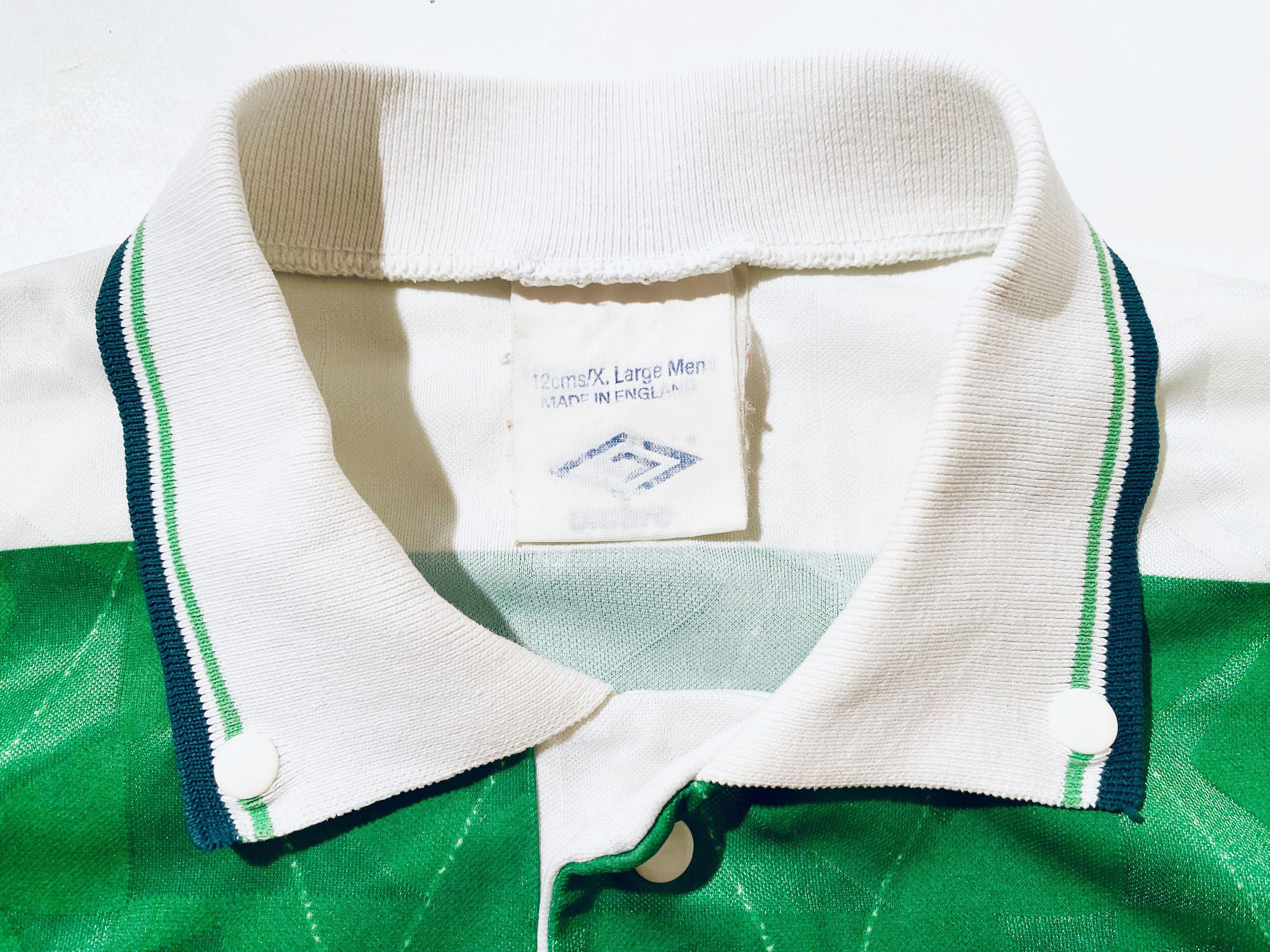 Umbro Celtic Home Jersey Shirt 1989 - 1991 Size US XL / EU 56 / 4 - 10 Thumbnail