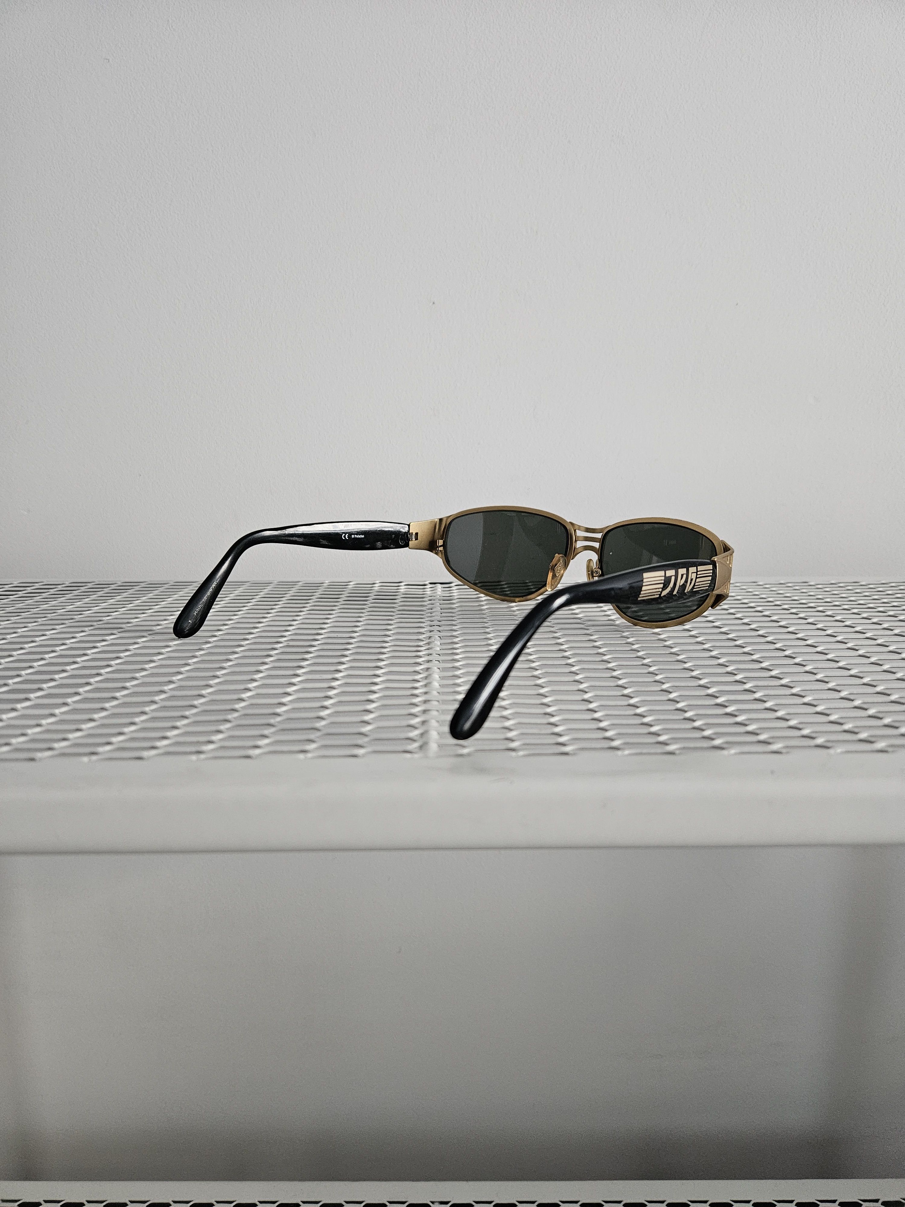 Jean Paul Gaultier Vtg Jean Paul Gaultier 58-6204 big logo oval sunglasses Size ONE SIZE - 3 Thumbnail