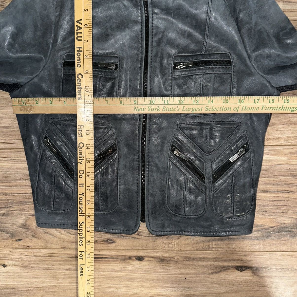 Bcbgmaxazria Bcbg Maxazria - Two-Tone Jacket - Leather/Wool - Size M Size M / US 6-8 / IT 42-44 - 3 Thumbnail
