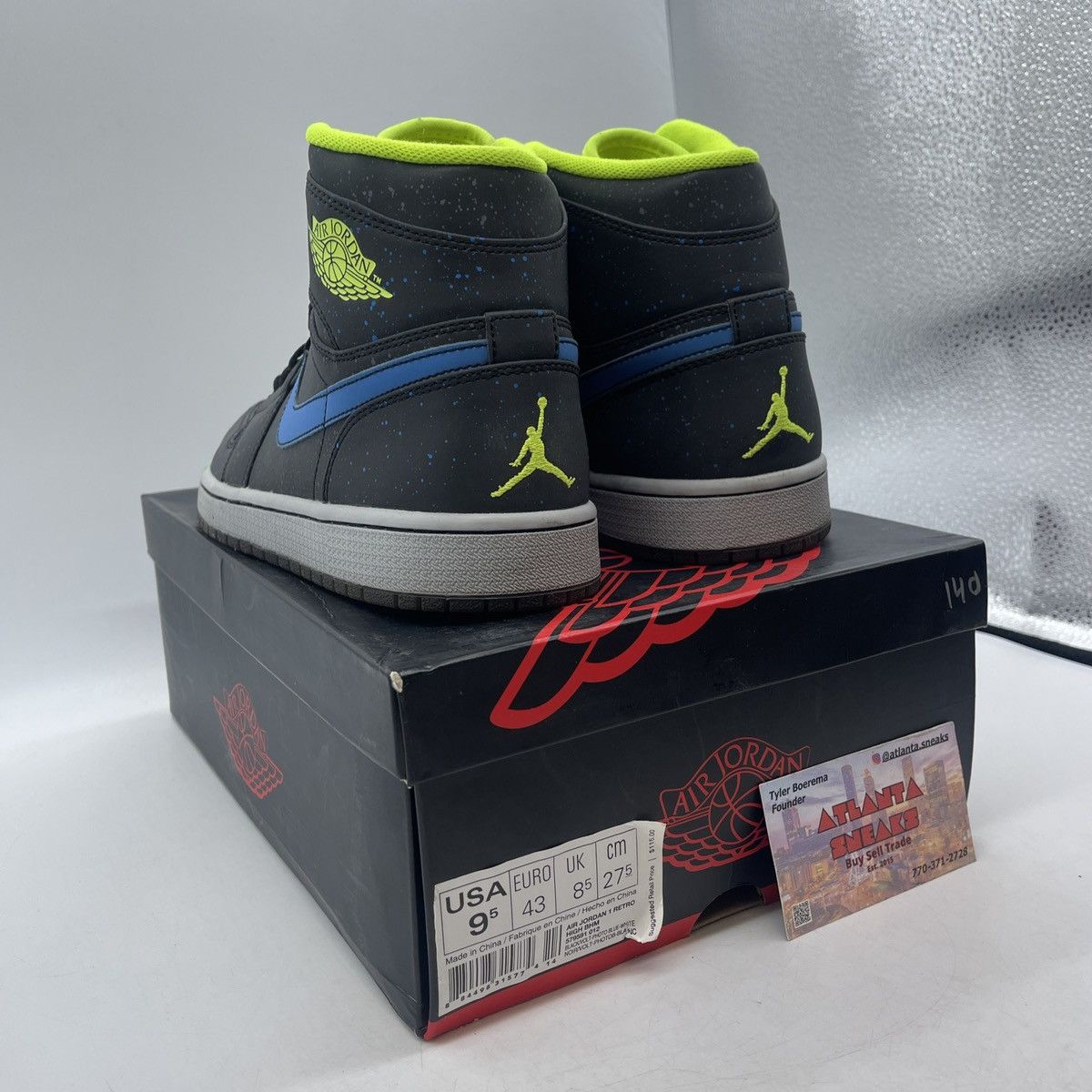 Jordan Brand Air Jordan 1 high BHM Size US 9.5 / EU 42-43 - 4 Thumbnail