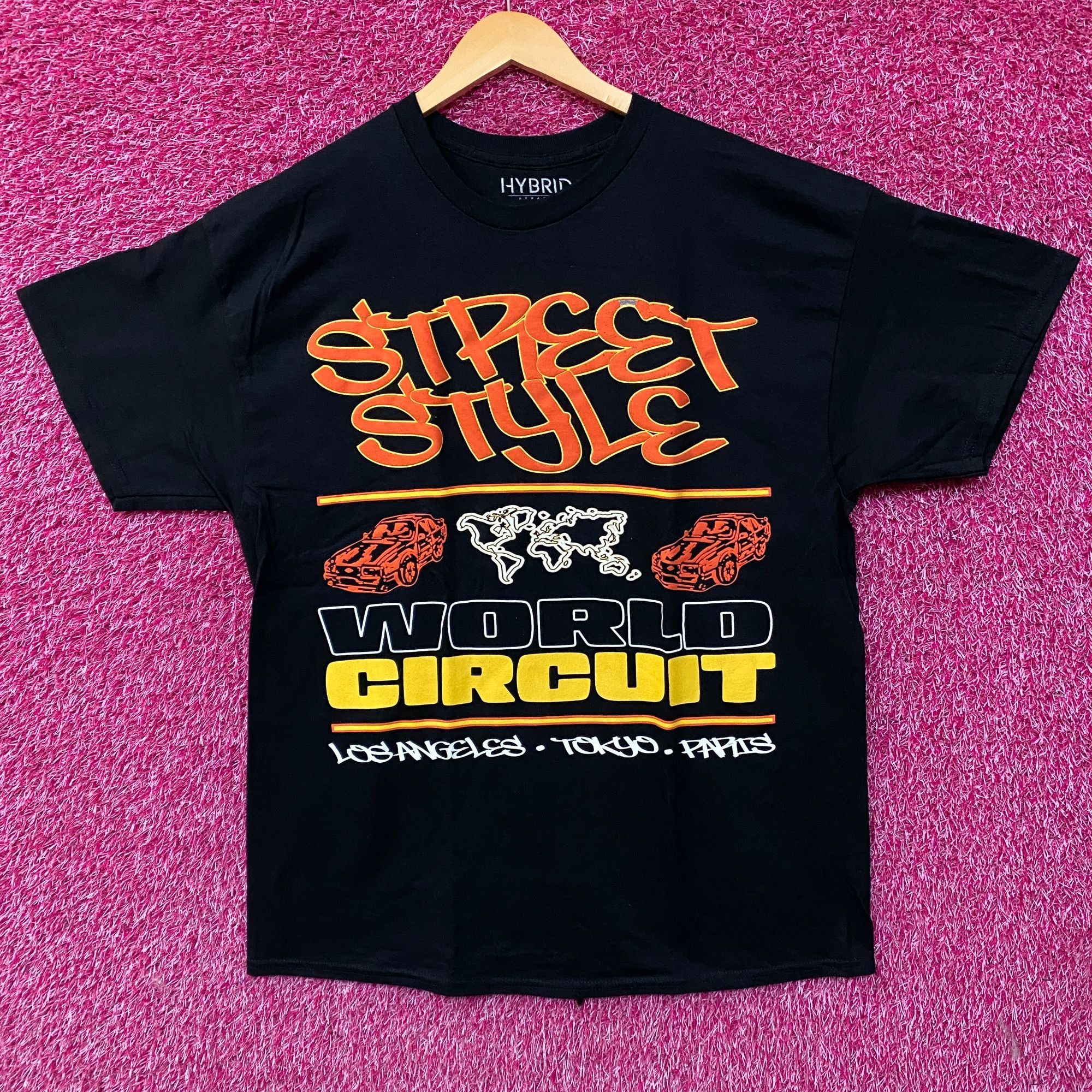 Other Hybrid Street Style World Circuit Graphic T-Shirt Large Size US L / EU 52-54 / 3 - 1 Thumbnail