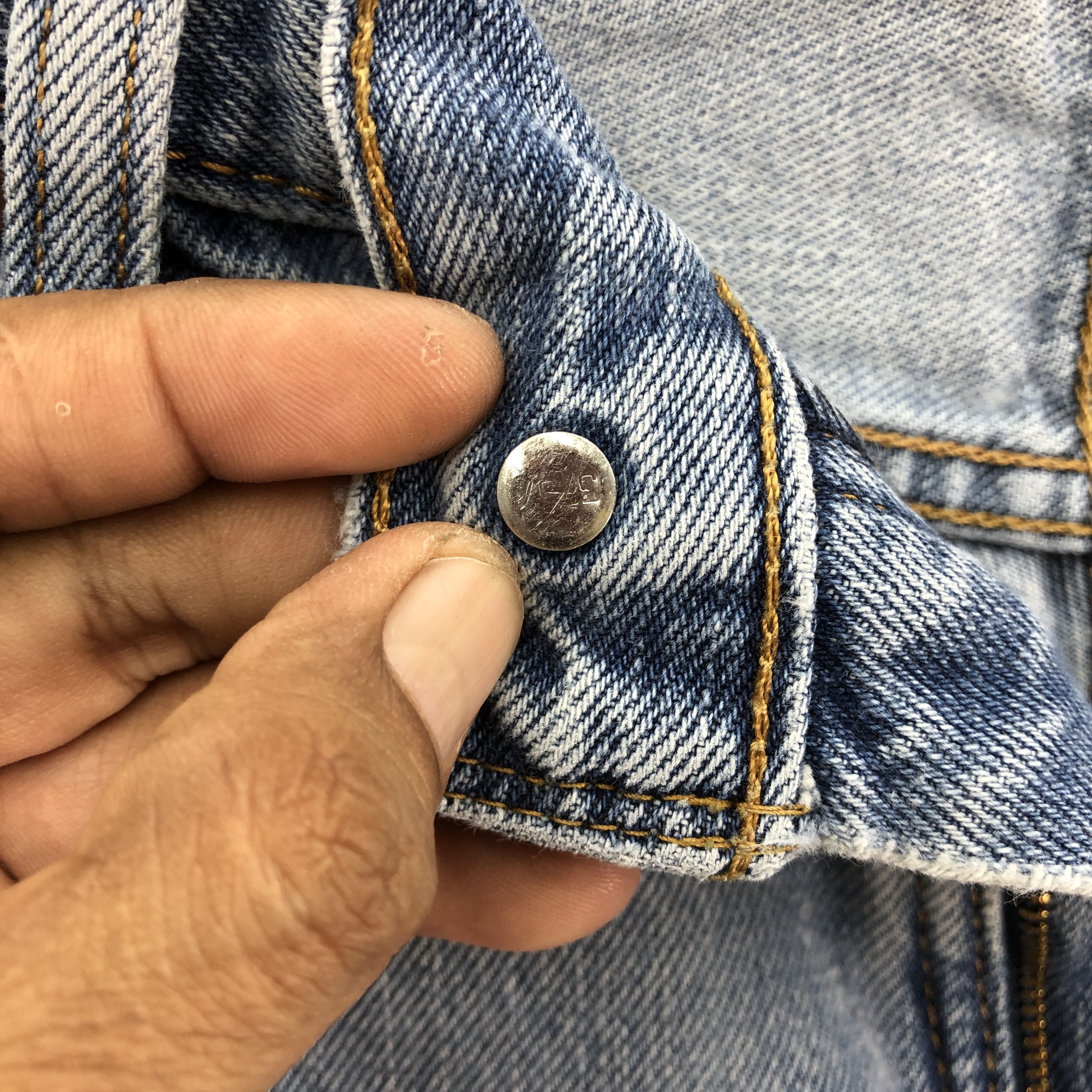 Levi's × Vintage Vintage Y2K Levis Light Wash Jeans Levi's Faded Denim Size US 30 / EU 46 - 7 Thumbnail