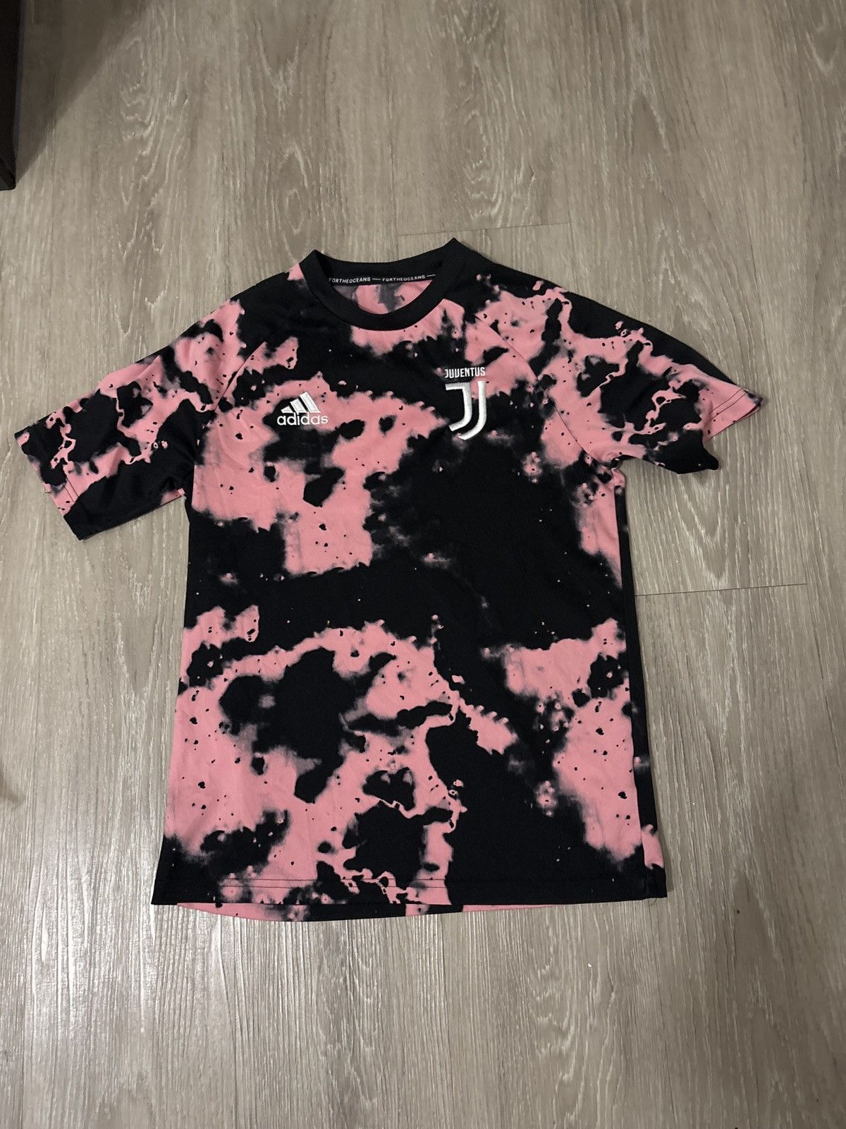 Adidas Adidas Juventus Pink Black 2019-2020 Pre Match Training Size US S / EU 44-46 / 1 - 3 Thumbnail
