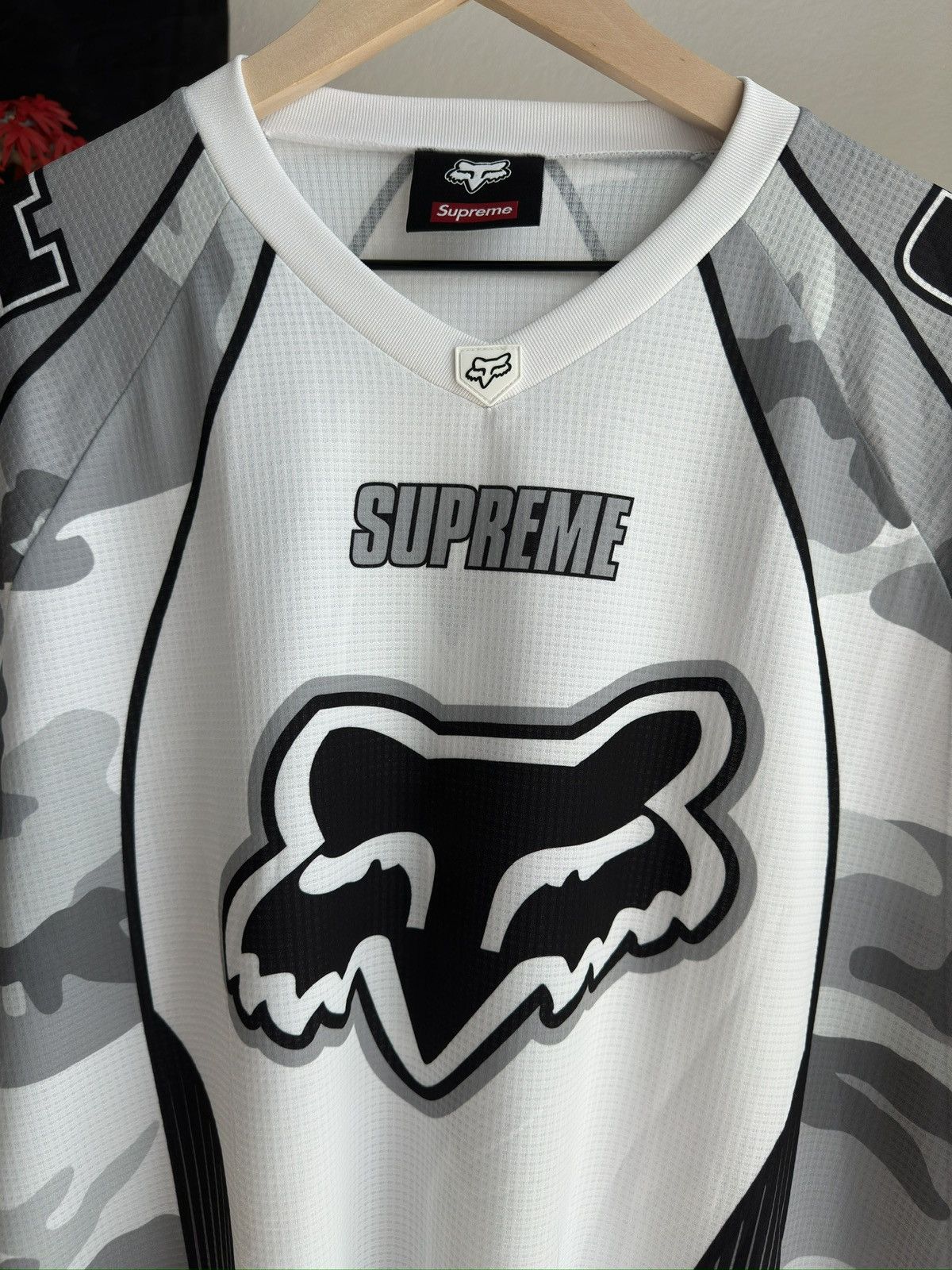 Fox Racing × Supreme DMX Moto Jersey Arctic Camo Size US XXL / EU 58 / 5 - 3 Thumbnail