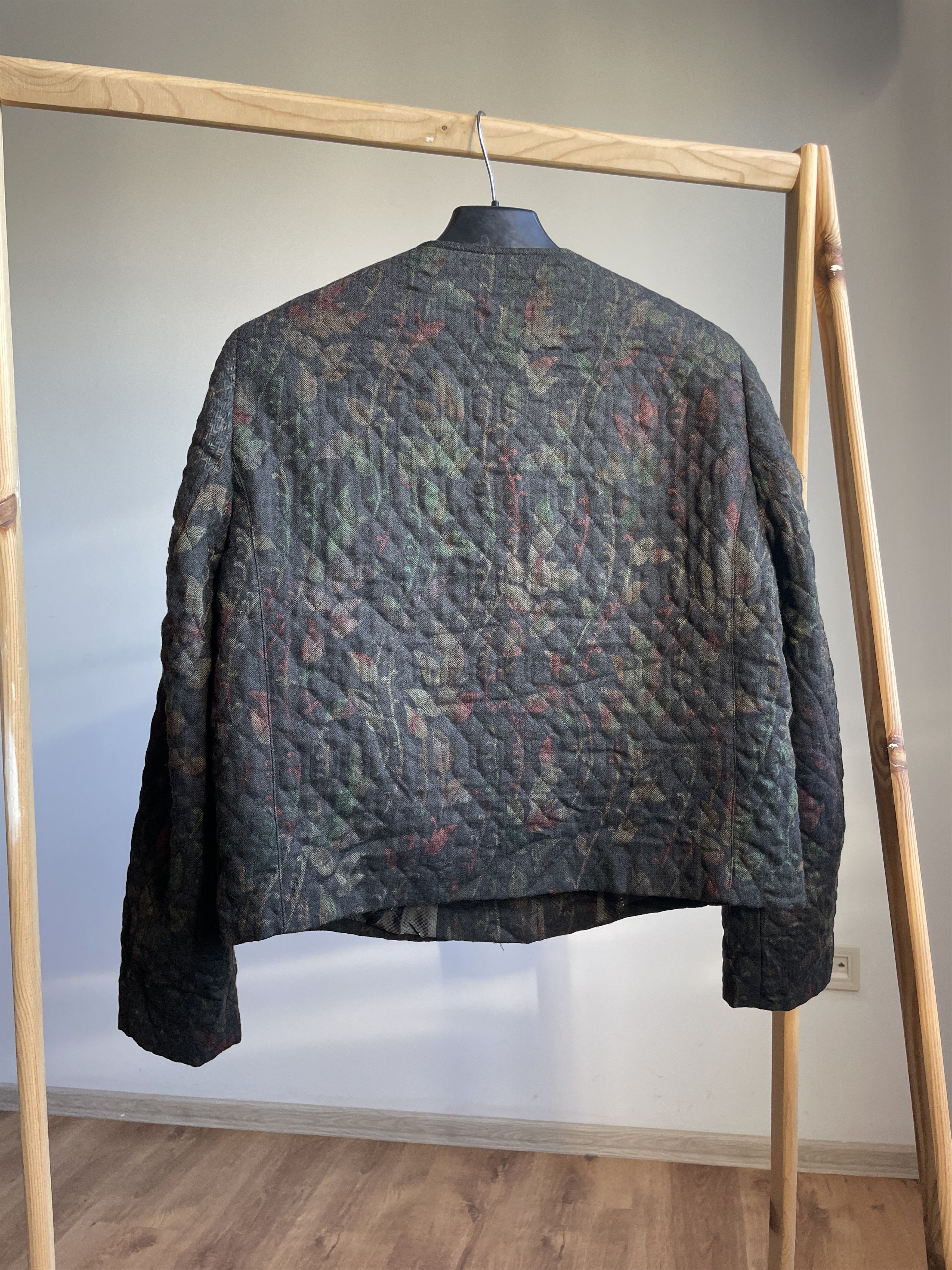 Other Steinbock Tyrol Austria Wool Quilted Collarless Jacket Size XL / US 12-14 / IT 48-50 - 2 Thumbnail