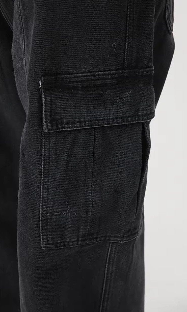 Jean × Vintage Streetwear Washed Cargo Loose Jeans Y2k Size US 32 / EU 48 - 5 Thumbnail