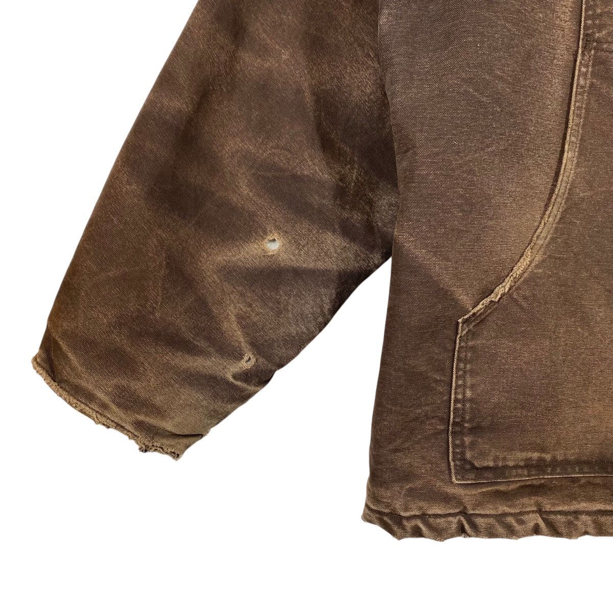 Carhartt Vintage Carhartt C26 DKB Mocha Dual Zip Quilted Workwear Size US XL / EU 56 / 4 - 4 Thumbnail