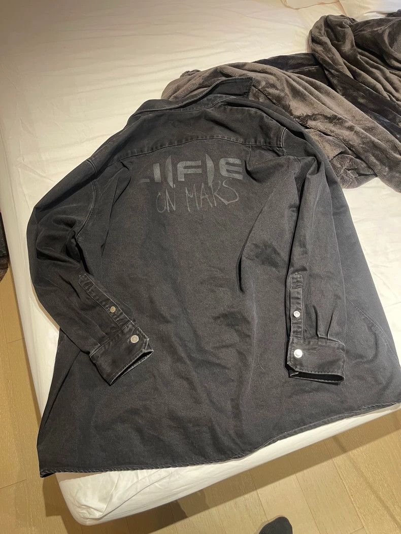 Raf Simons raf simons Chest Chain Denim Shirt 2502-Nextarrow Size US M / EU 48-50 / 2 - 2 Thumbnail