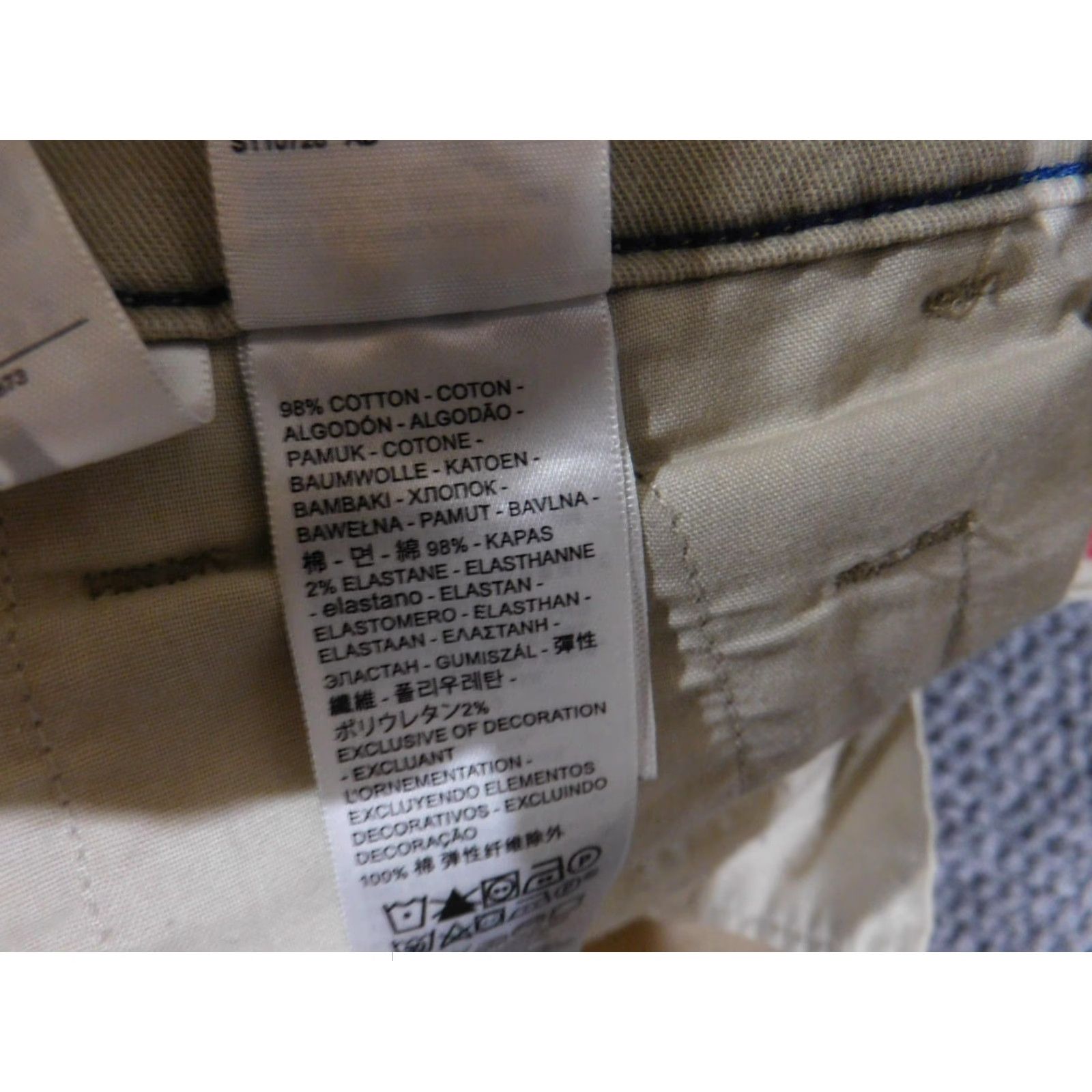 Levi's Levi's XX Chino Pants Mens 36x32 Tan Flat Front Relaxed Taper Stretch Khaki Size US 36 / EU 52 - 7 Thumbnail