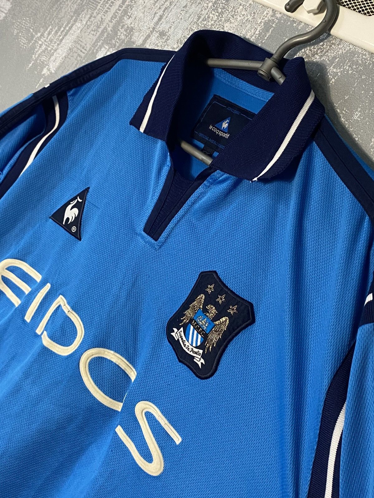 Le Coq Sportif Manchester City Le Coq Sportif 2001/02 Home Soccer Jersey Size US M / EU 48-50 / 2 - 2 Thumbnail