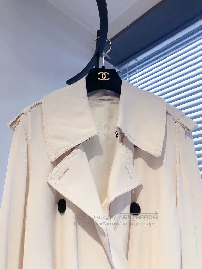 Acne Studios Acne Studios Beige Long Classic Trench Coat Size 4XL / US 24-26 - 2 Thumbnail
