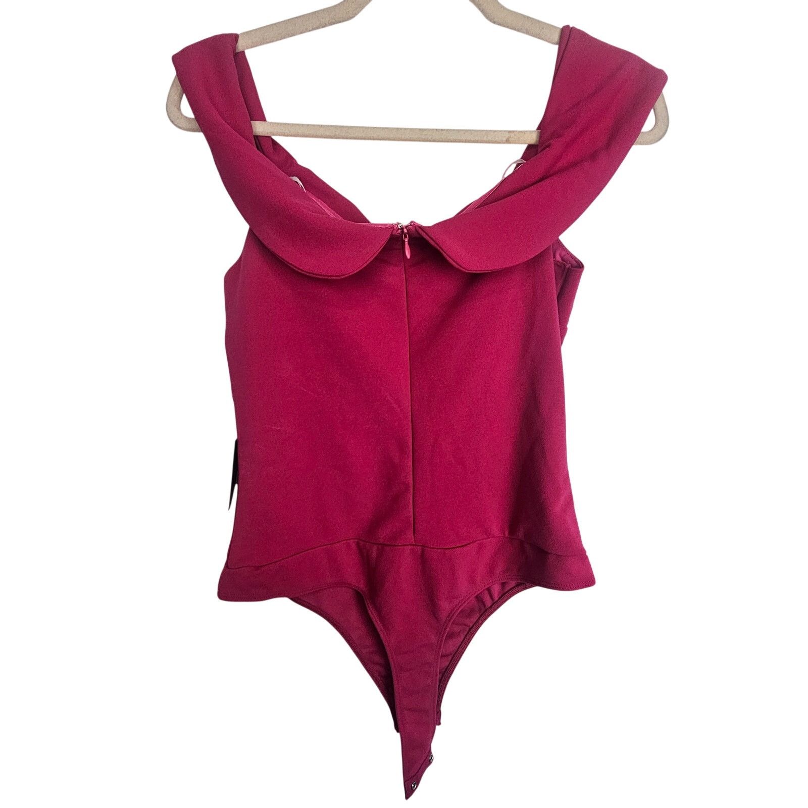 Lulus Lulus Womens Off Shoulder Bodysuit Size L One PIece Keyhold Size L / US 10 / IT 46 - 8 Thumbnail