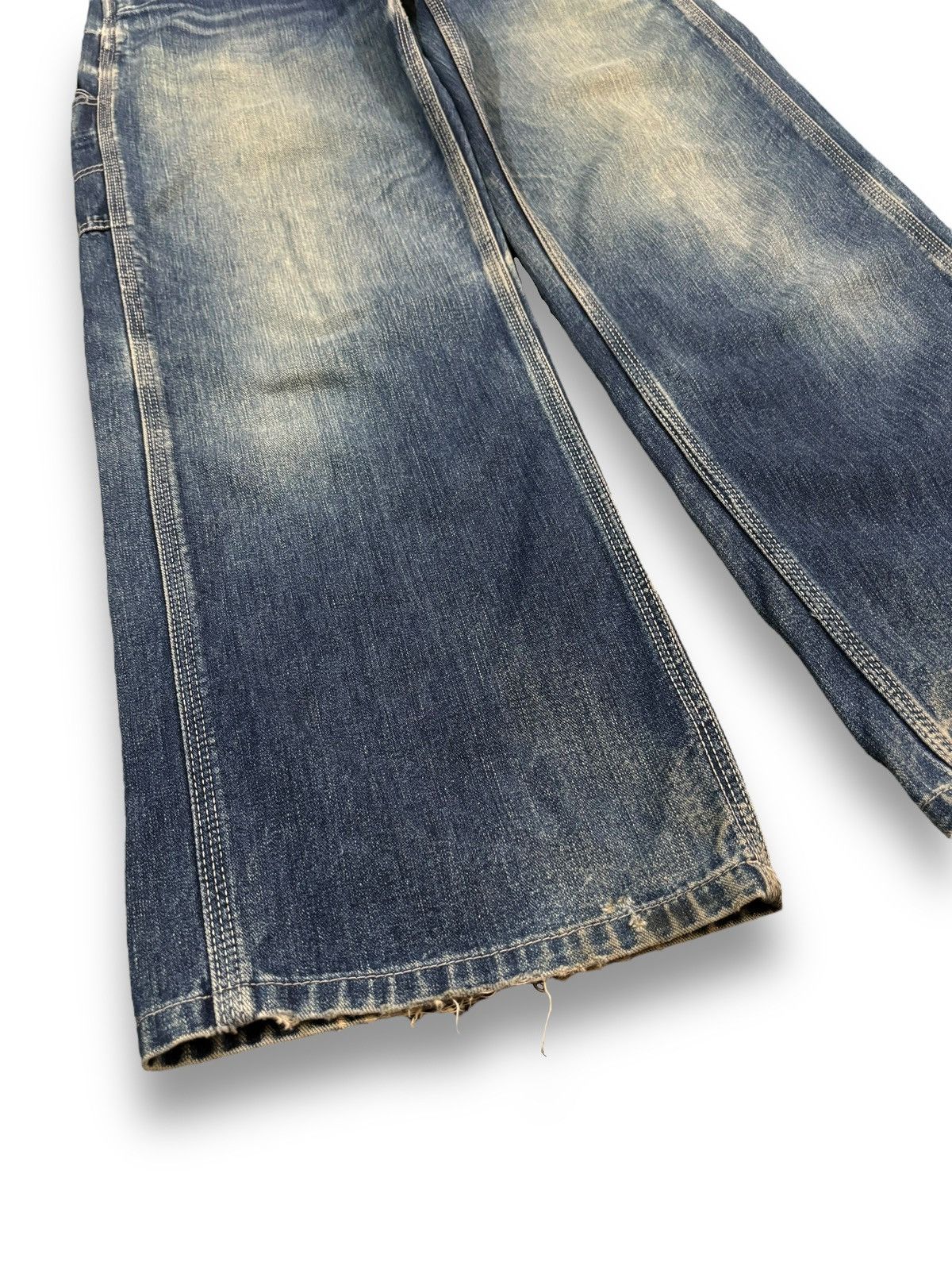 Lee Vintage 90s Lee Mud Wash Baggy Carpenter Jeans Size US 29 - 9 Thumbnail