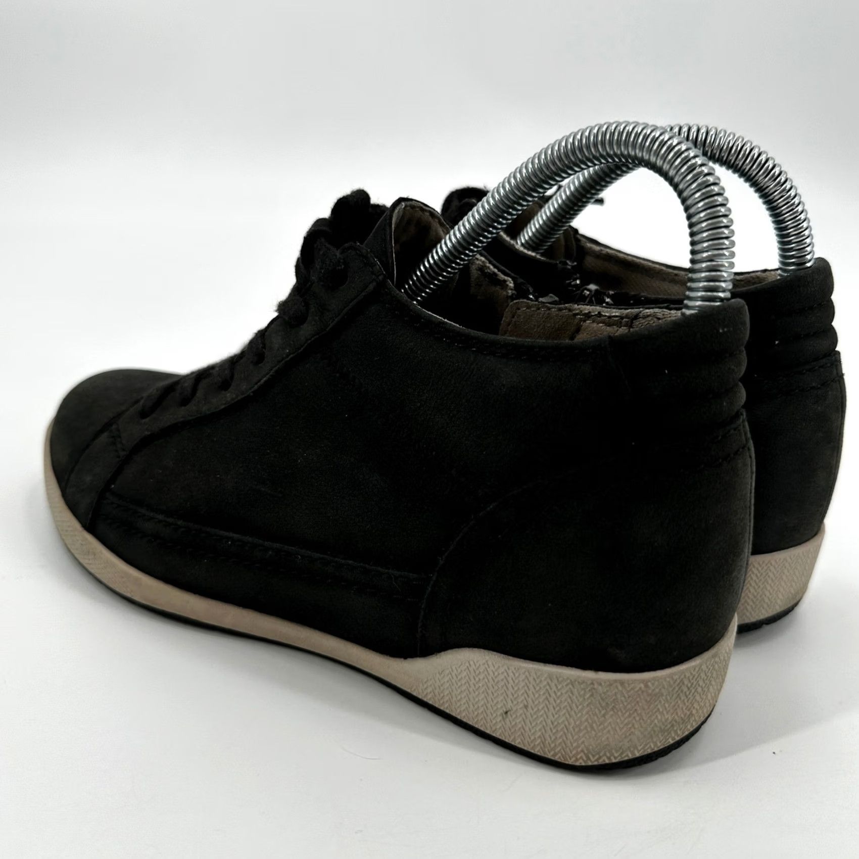 Dansko Dansko Black Nubuck Leather High Top Sneakers Round Toe Size 36/6 Urban Womens Pants? Size M / US 6-8 / IT 42-44 - 3 Thumbnail