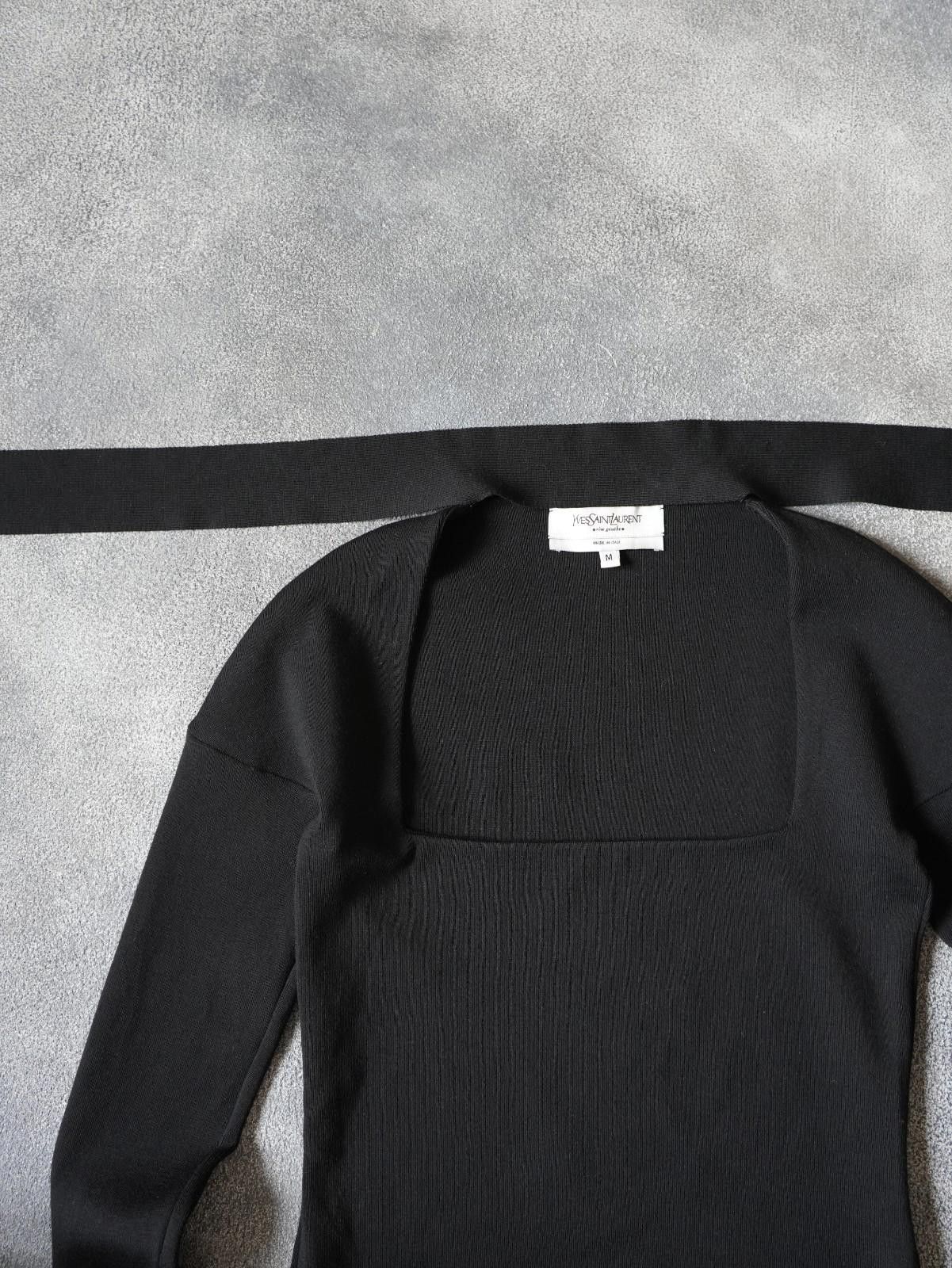 Saint Laurent Paris 2000s Yves Saint Laurent By Tom Ford Tie Cropped Top Size M / US 6-8 / IT 42-44 - 7 Thumbnail