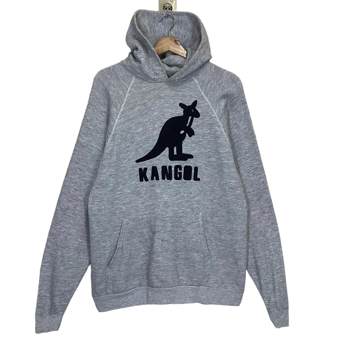 Kangol Vintage 80s Kangol Big Logo Hoodie Size US M / EU 48-50 / 2 - 1 Thumbnail