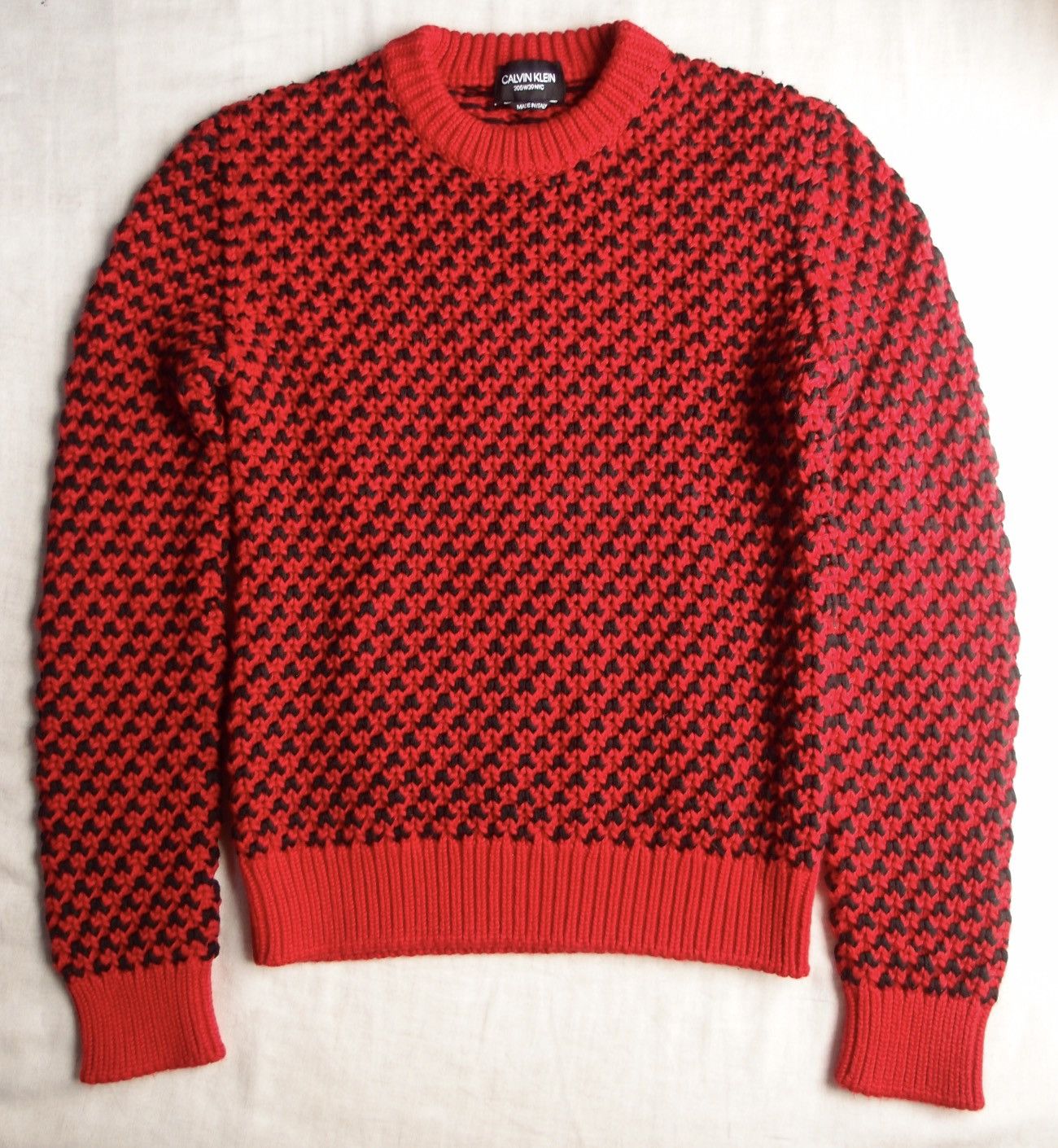 Calvin Klein 205W39NYC Calvin Klein 205W39NYC Raf Simons Heavy Knit Sweater Size US S / EU 44-46 / 1 - 1 Thumbnail