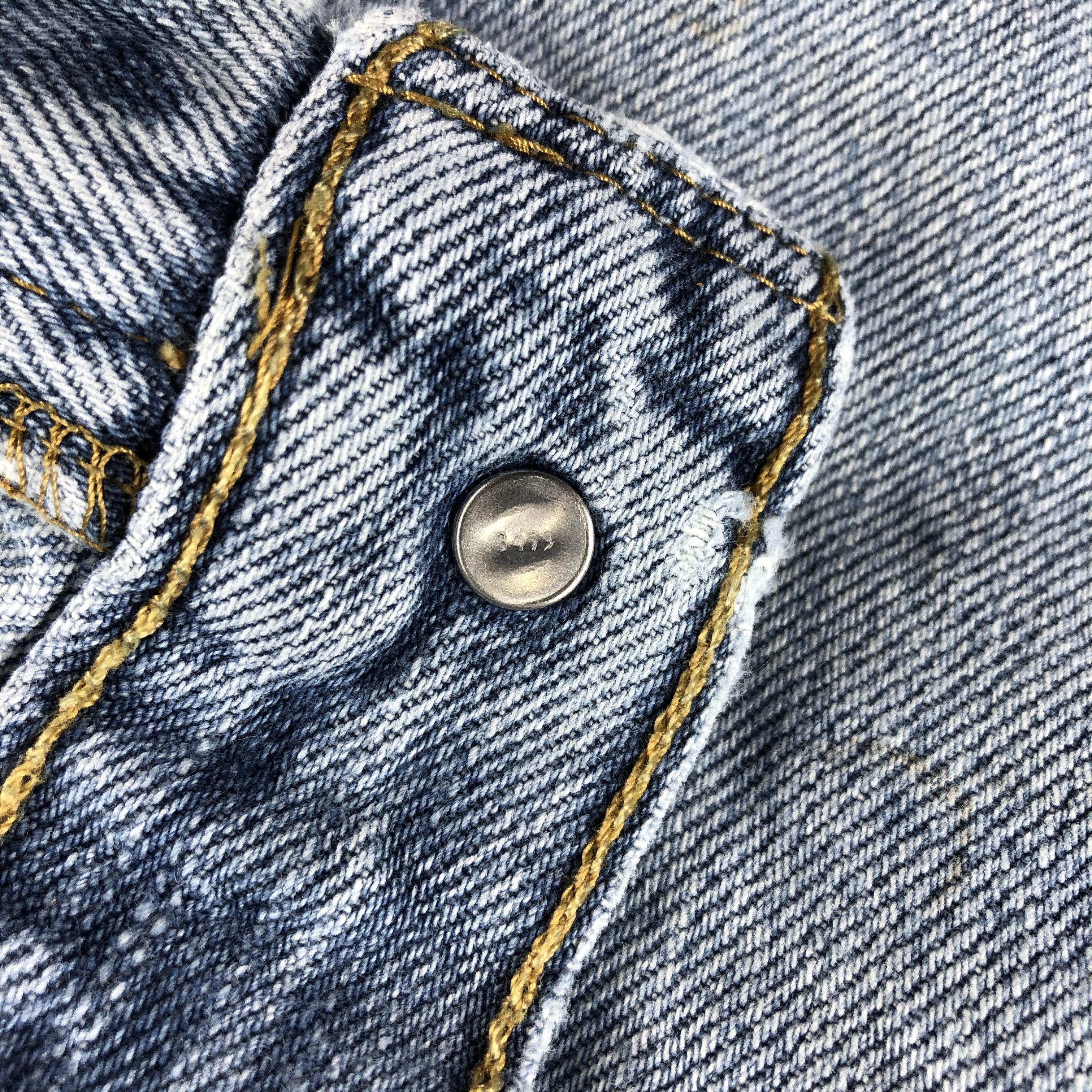 Levi's Vintage Blue Wash Levis 505 Jeans-J2478 Size US 37 - 9 Thumbnail