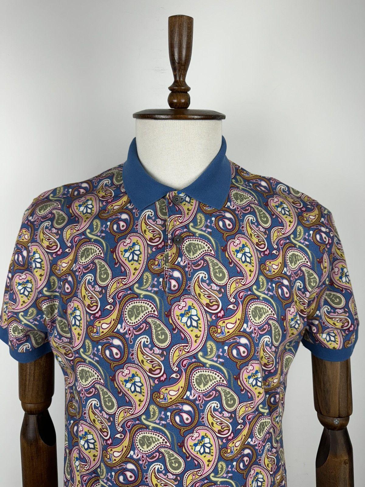Pretty Green Men’s Pretty Green Multicolored Polo T-Shirt size M Size US M / EU 48-50 / 2 - 2 Thumbnail