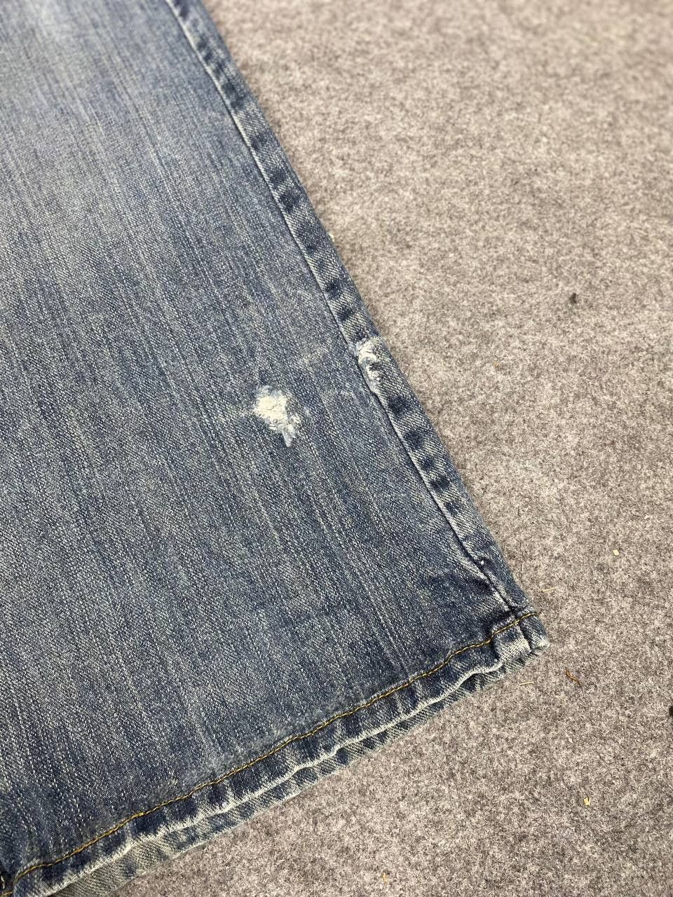 Lee vintage lee relaxed straight leg distressed denim Size US 43 - 7 Thumbnail