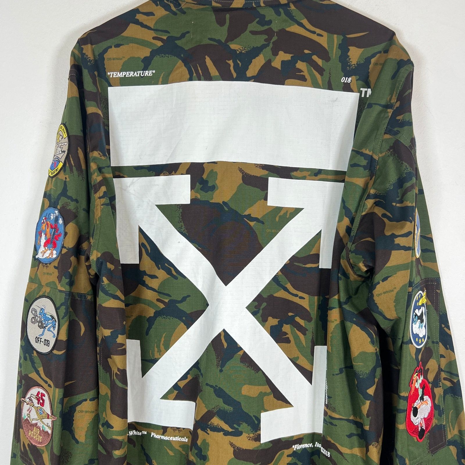 Off-White Off-White SS18 Camo Field Patches M-65 Cargo Jacket Size XXL Size US XXL / EU 58 / 5 - 3 Thumbnail
