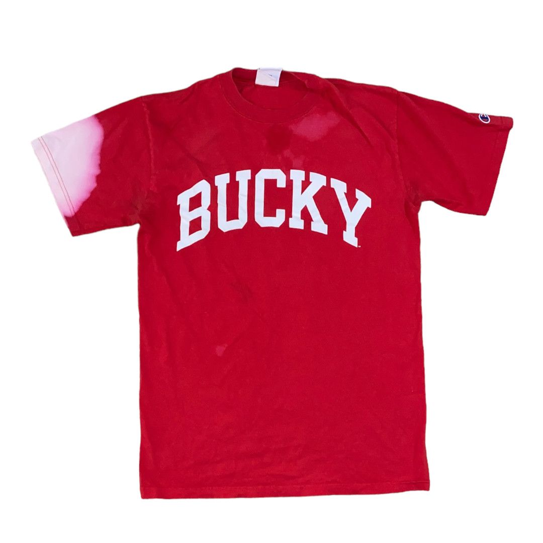 Champion 🏁 Champion 'Bucky' Ohio State Bleach Dye T-Shirt 🏁 Size US M / EU 48-50 / 2 - 1 Thumbnail