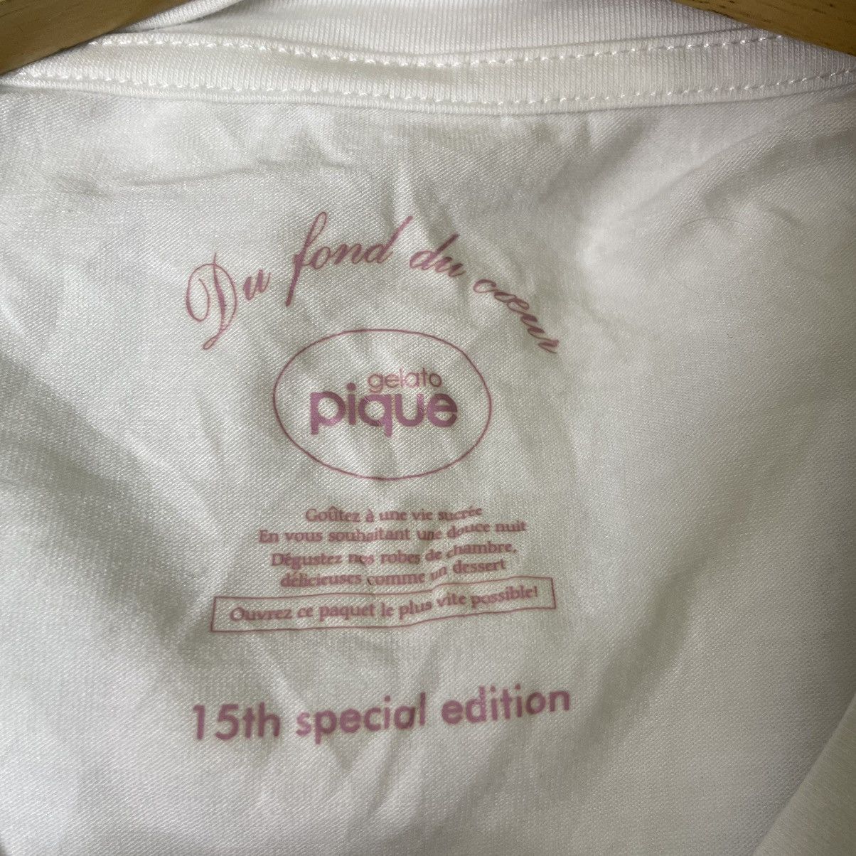 Designer Gelato Pique Spell Out Designer T Shirt Size US L / EU 52-54 / 3 - 3 Thumbnail