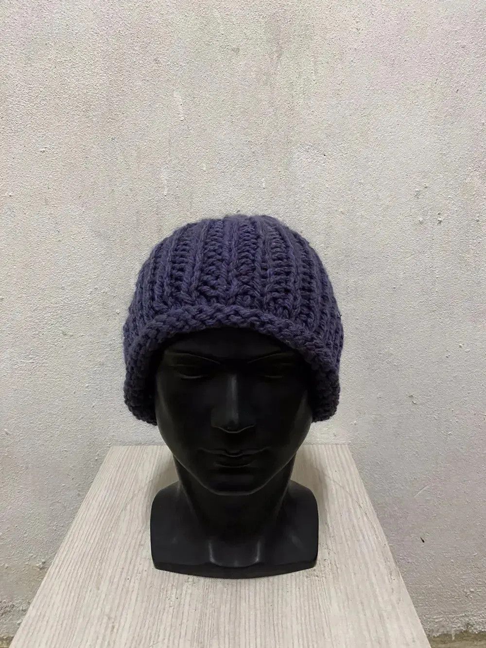 Japanese Brand Japanese Brand Rare Design Crochet Beanie Hat Size ONE SIZE - 2 Thumbnail