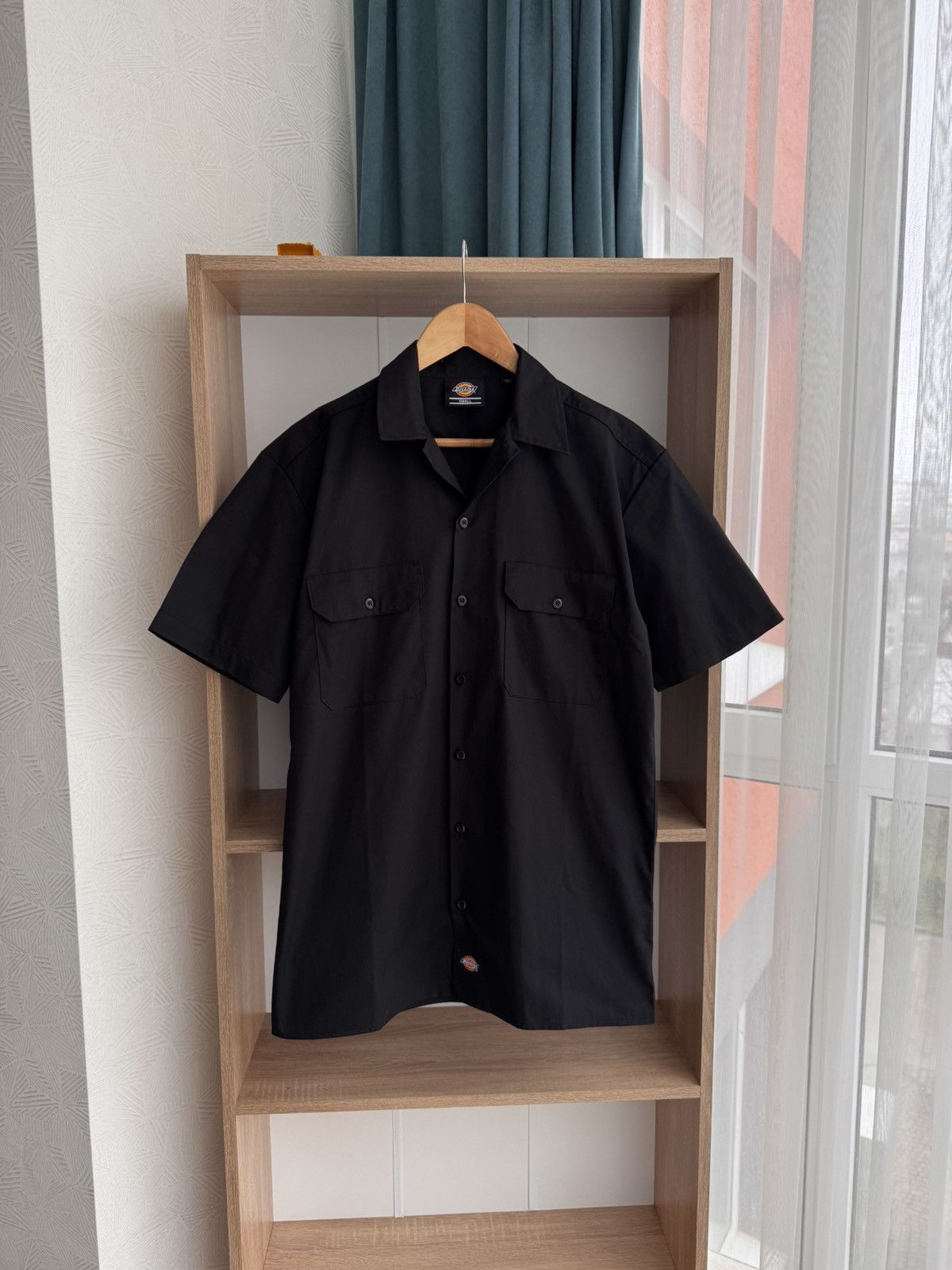 Dickies × Vintage Vintage Dickies Genuine Black Pockets Short Sleeved Shirt Size US S / EU 44-46 / 1 - 7 Thumbnail