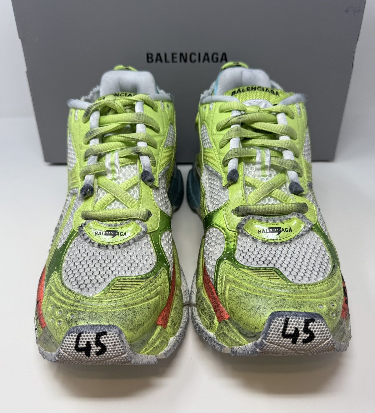 Balenciaga Balenciaga Marathon Runner Sneaker Yellow Unreleased Demna Size US 12 / EU 45 - 2 Thumbnail