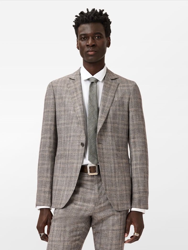 John Varvatos Plaid tailored suit set Size US M / EU 48-50 / 2 - 3 Thumbnail