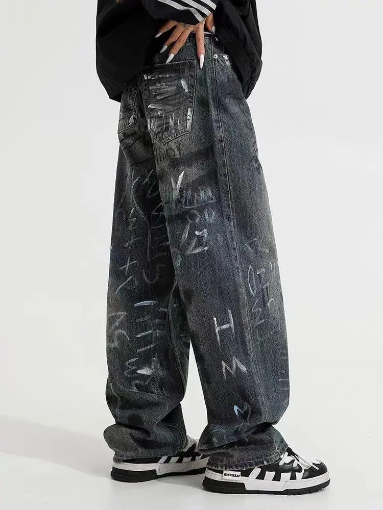Designer × Japanese Brand Vintage Loose Streetwear Hip Hop Casual Pants Size US 33 - 4 Thumbnail