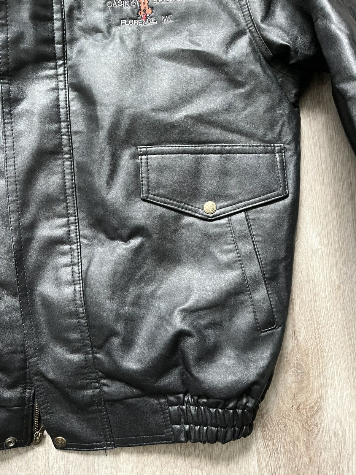 Vintage Vintage Bum Steer Leather Jacket Size US L / EU 52-54 / 3 - 7 Thumbnail