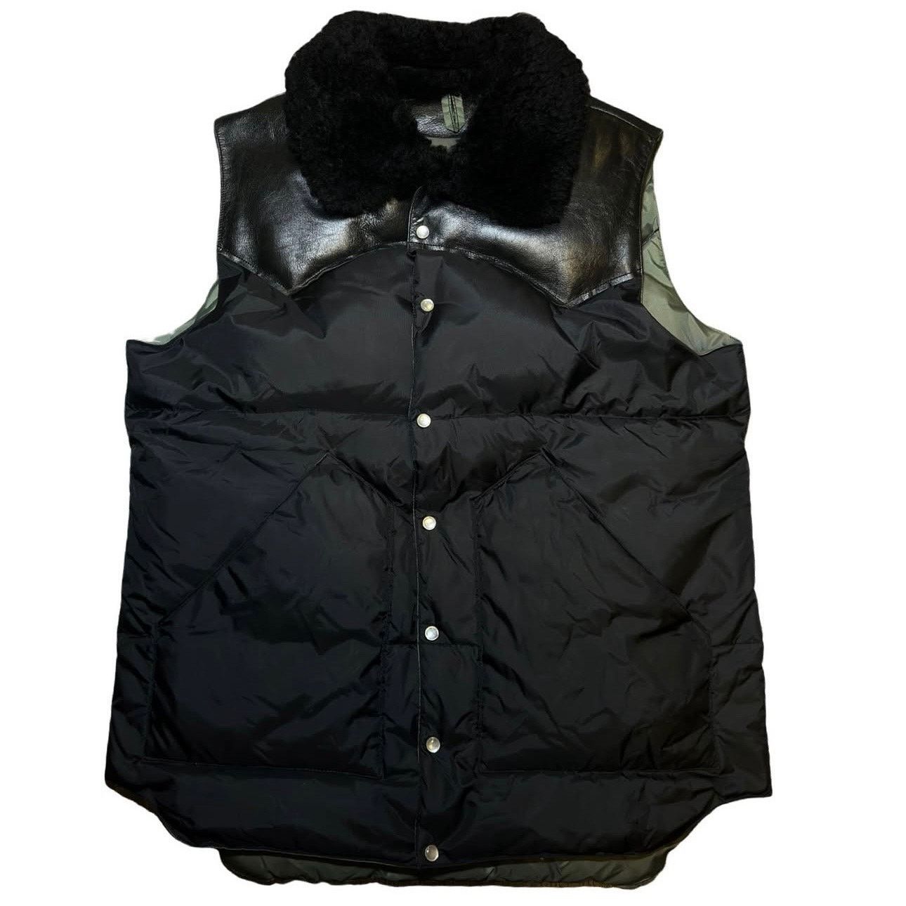 If Six Was Nine Sherpa-Collar Skull Puffer Vest Size US M / EU 48-50 / 2 - 1 Thumbnail