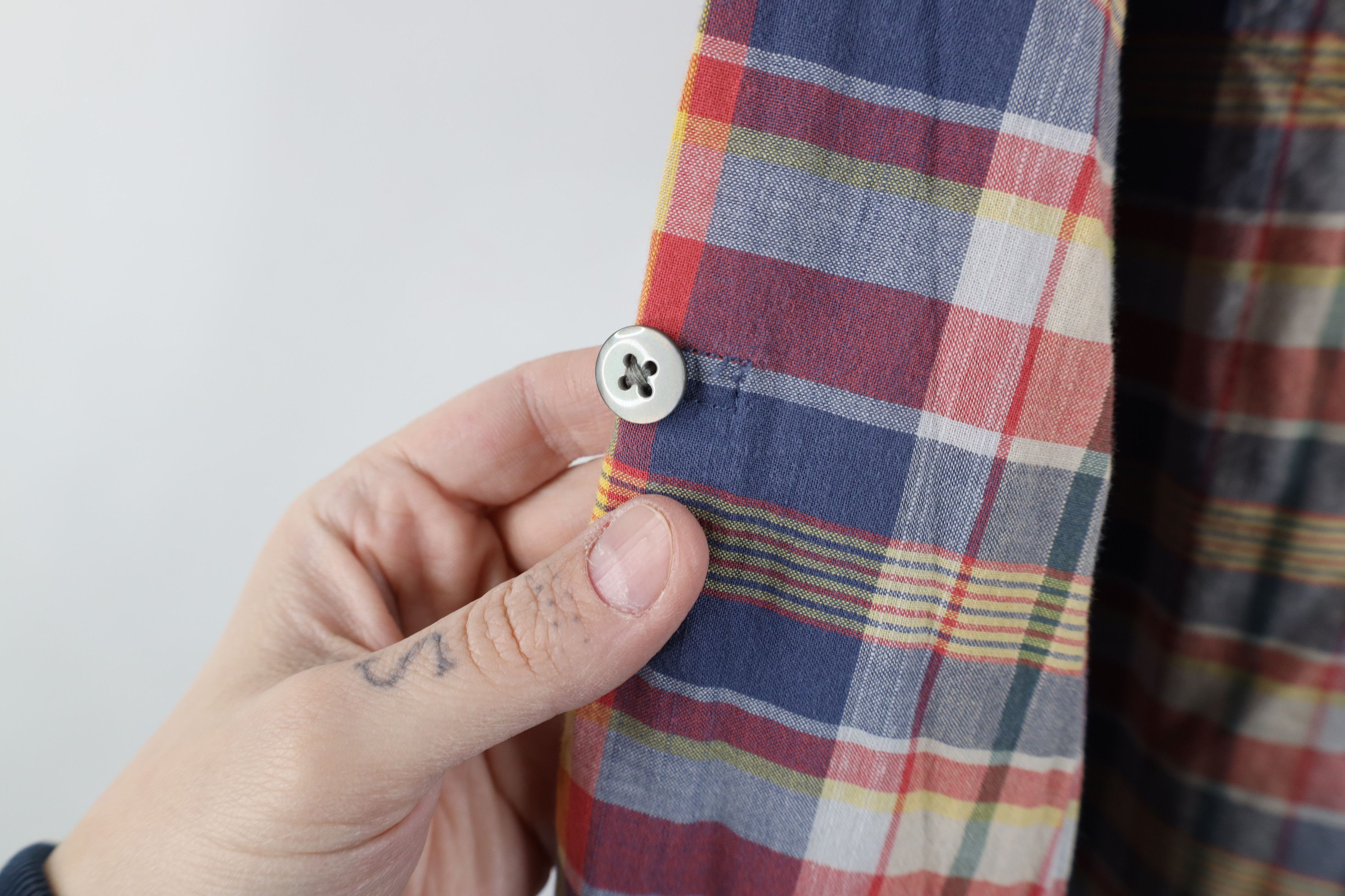Pendleton × Vintage Vintage Pendleton Lightweight Rainbow Madras Button Shirt Size XL / US 12-14 / IT 48-50 - 4 Thumbnail
