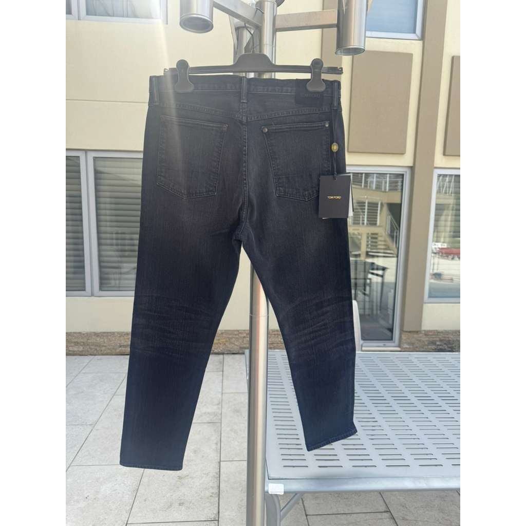 Tom Ford o1rshd1 Tapered Denim Jeans in Black Size US 33 - 10 Thumbnail