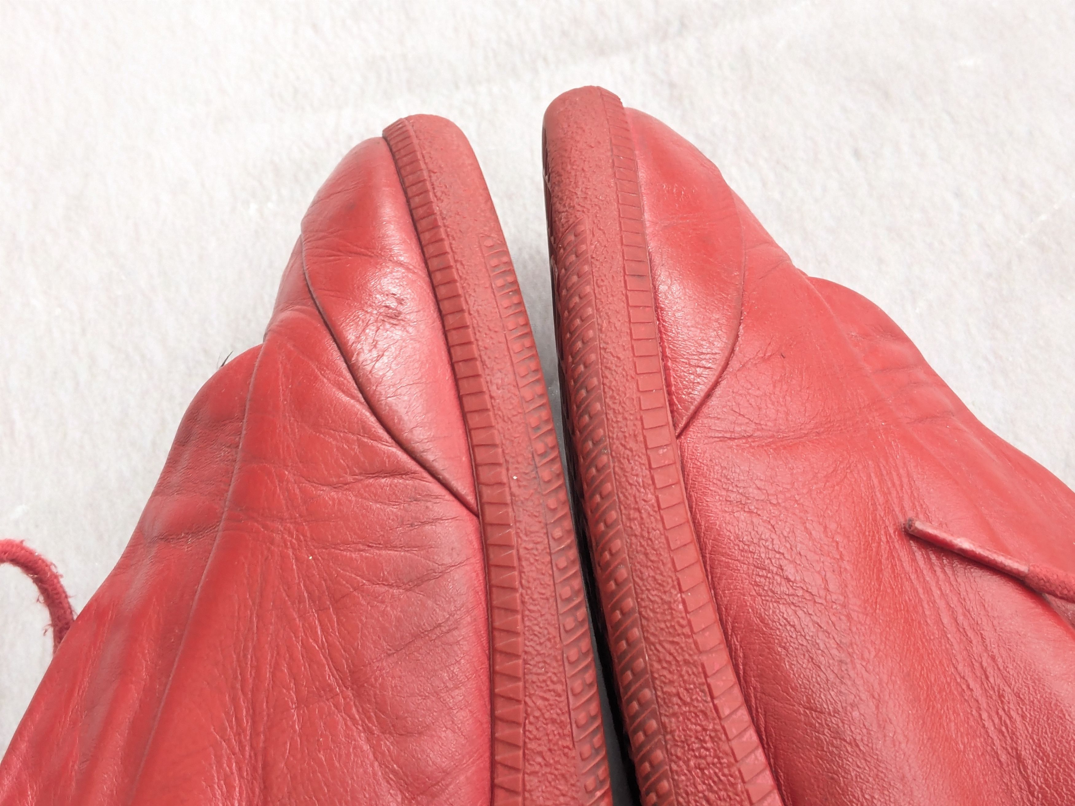 Maison Margiela Maison Margiela Future Red Leather High Top 9 42 Sneakers Size US 9 / EU 42 - 10 Thumbnail