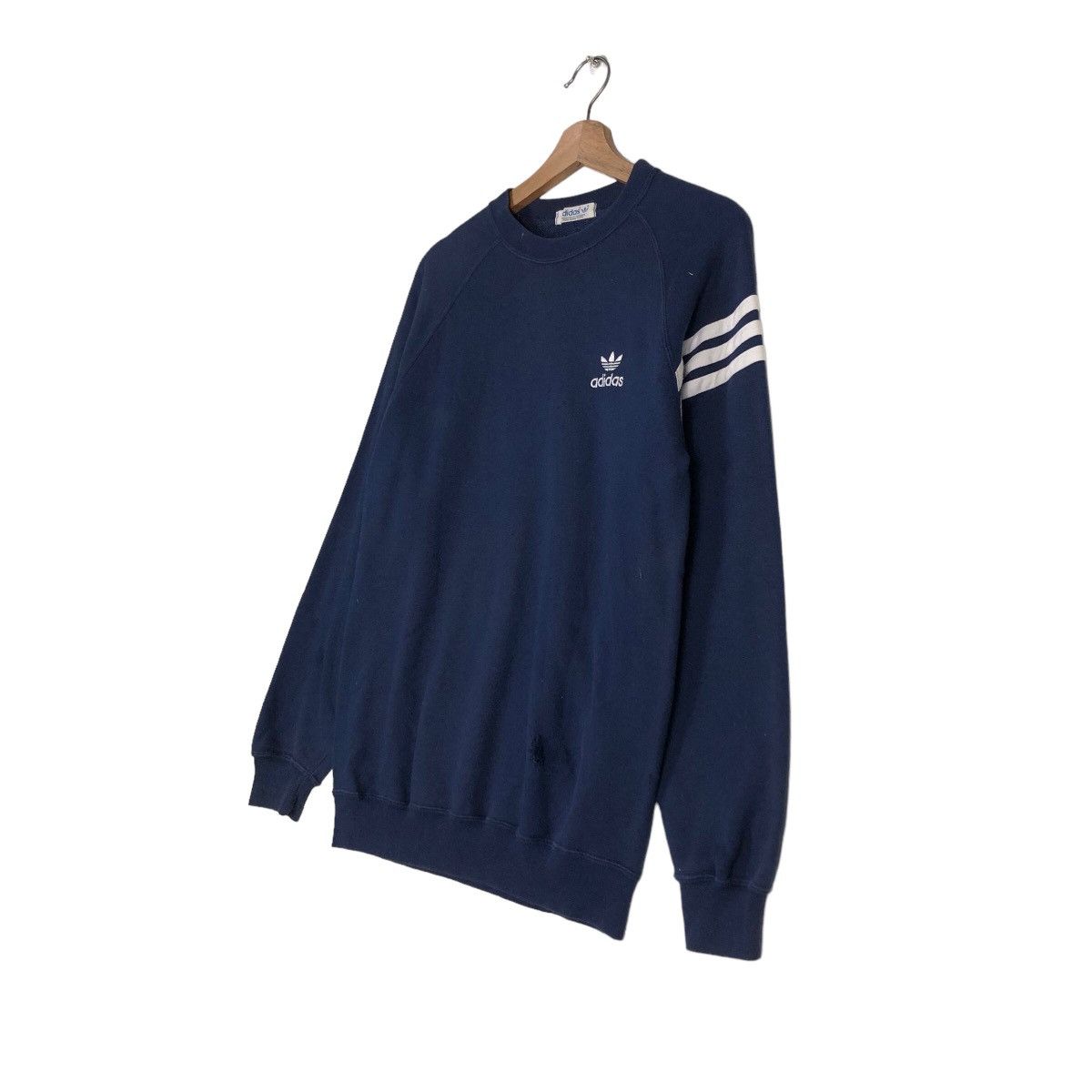 Adidas 🔥VINTAGE 90’s ADIDAS SWEATSHIRT JUMPER STRIPED Size US M / EU 48-50 / 2 - 2 Thumbnail