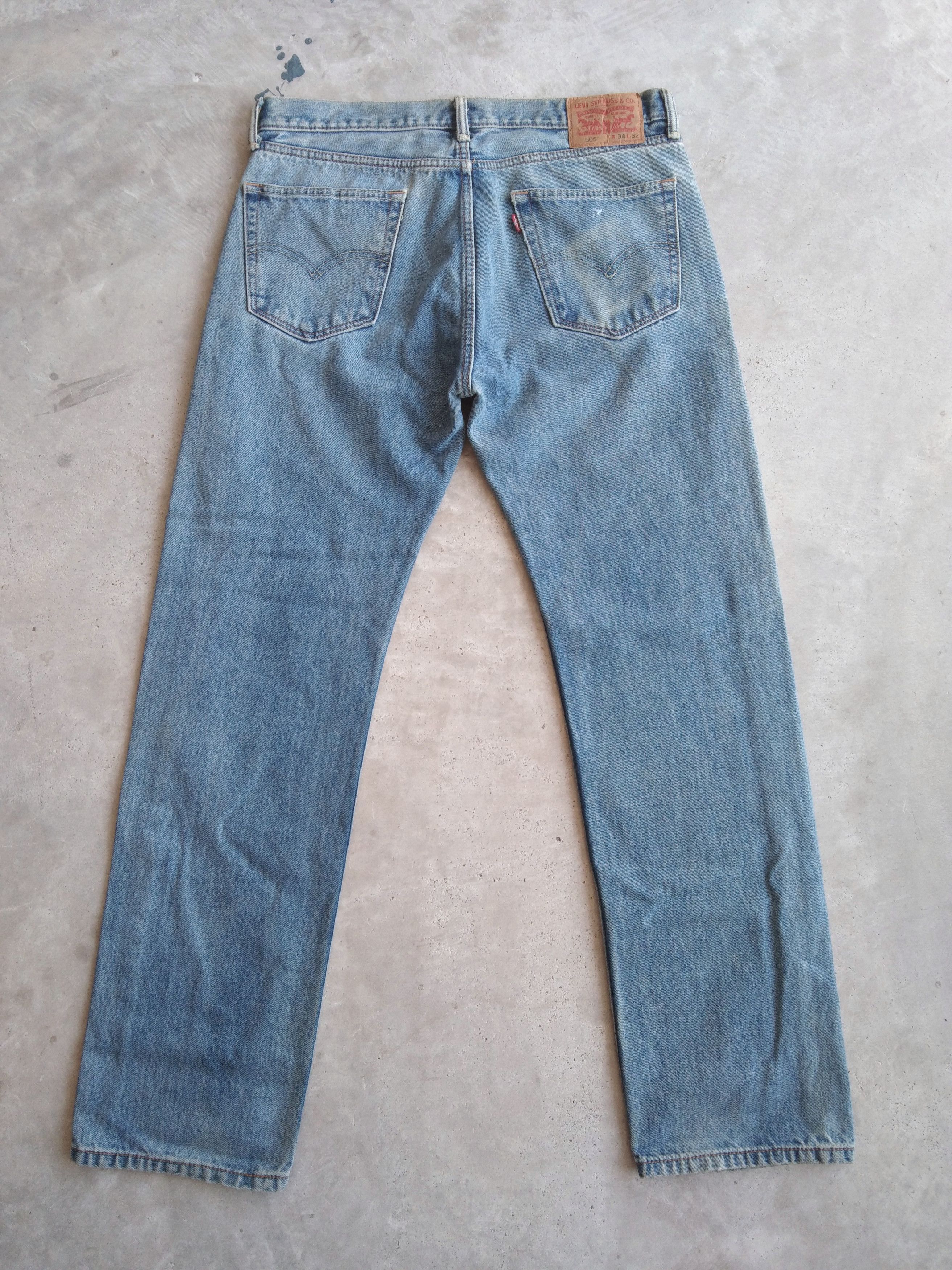 Levi's Vintage Levi's Jeans 505 Paint Splatter Distressed 34x32 Size US 34 / EU 50 - 2 Thumbnail