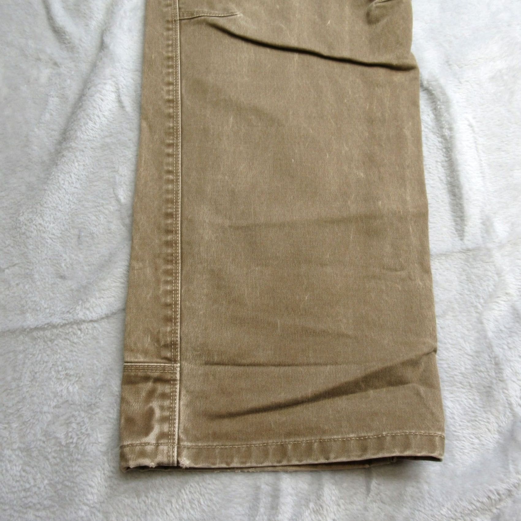 Vintage KUHL Ryder Pants Men 32x33 Beige Canvas Rugged Work Utility Outdoor Hiking Thick Size US 32 / EU 48 - 6 Thumbnail