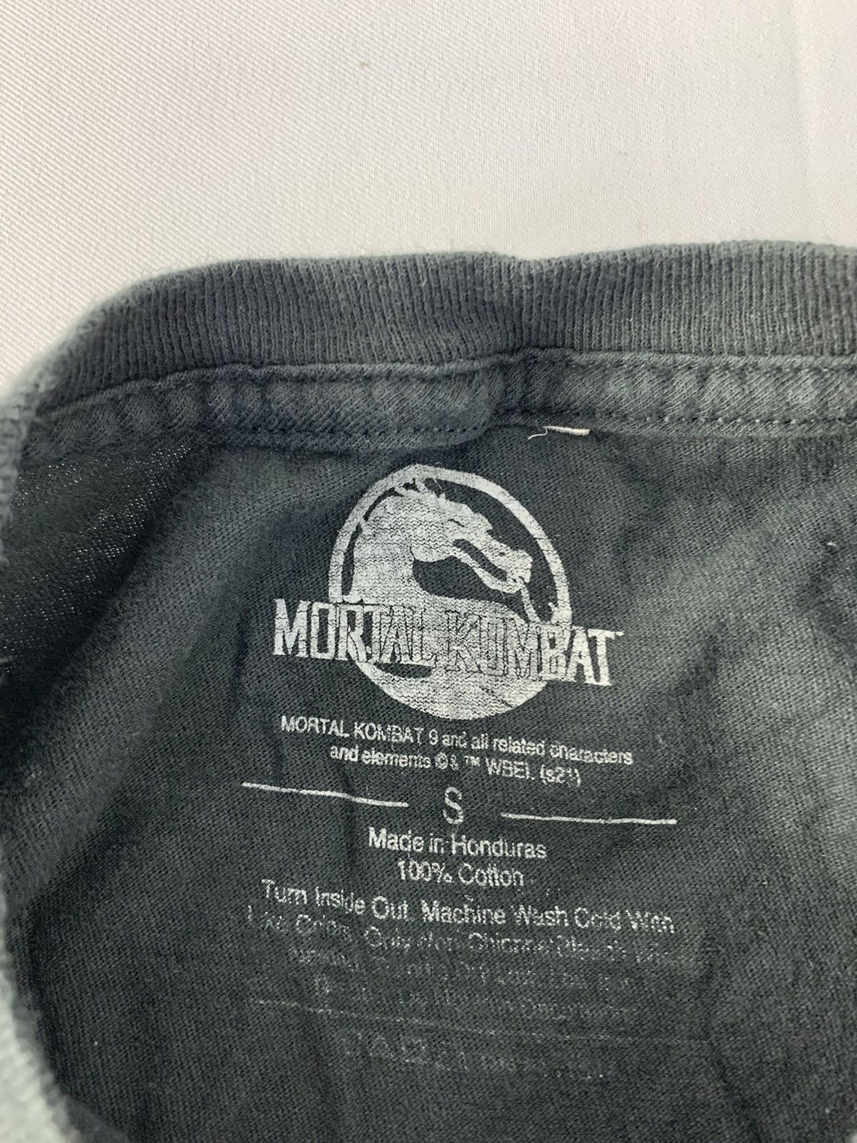 Japanese Brand Mortal Kombat Martial Art Fighting Game Movie Big Logo Tee Size US S / EU 44-46 / 1 - 5 Thumbnail