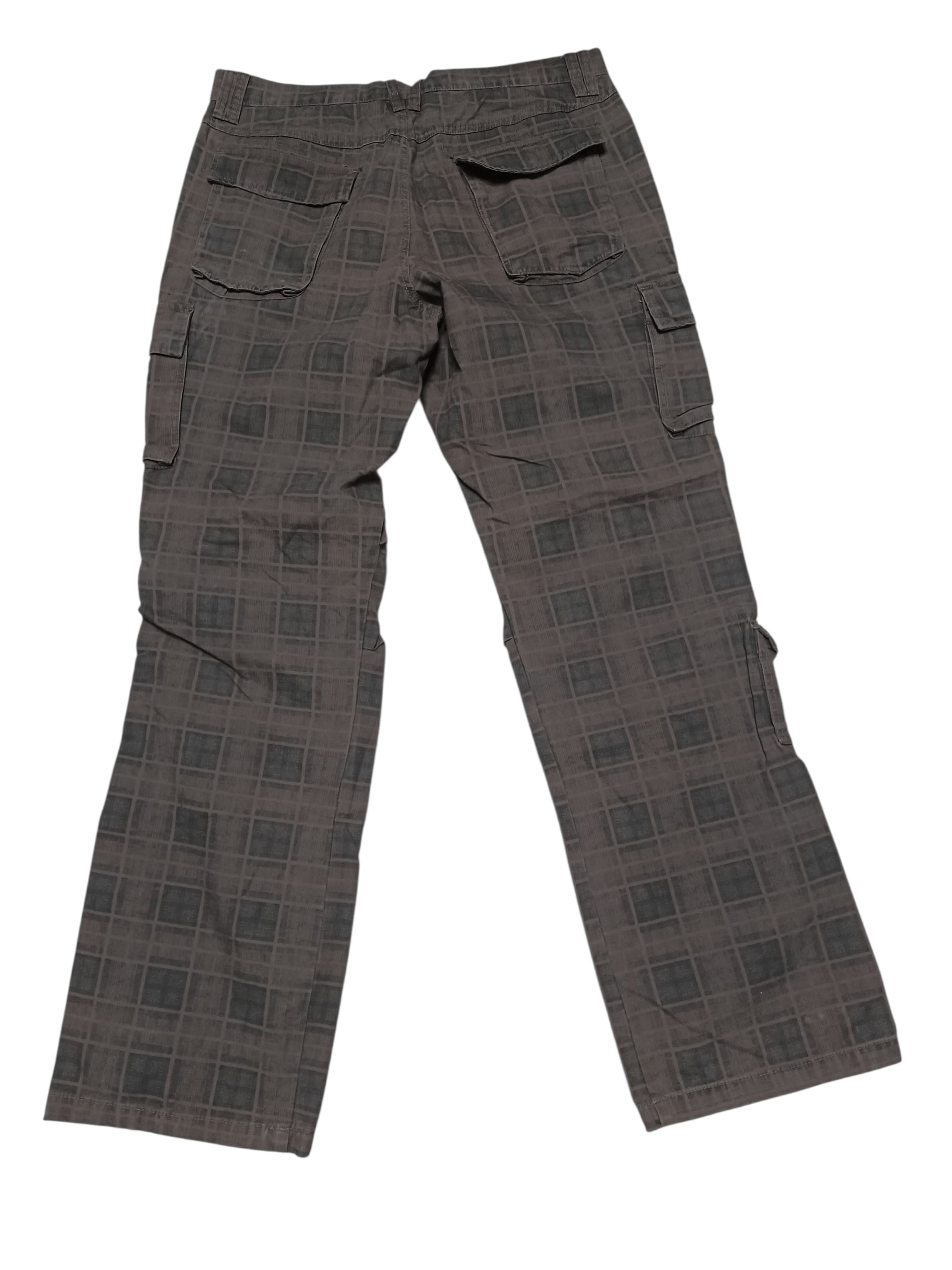 Japanese Brand CARGO MULTIPOCKET CHECKERED MILITARY AVANTGARDE PANTS Size US 38 / EU 54 - 4 Thumbnail