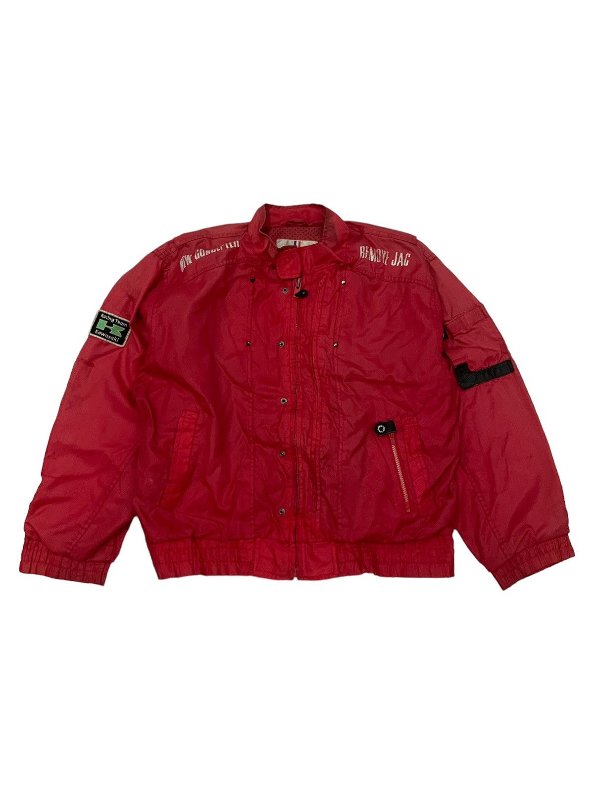 Japanese Brand Vintage Kawasaki Racing Team Jacket Size US L / EU 52-54 / 3 - 1 Thumbnail