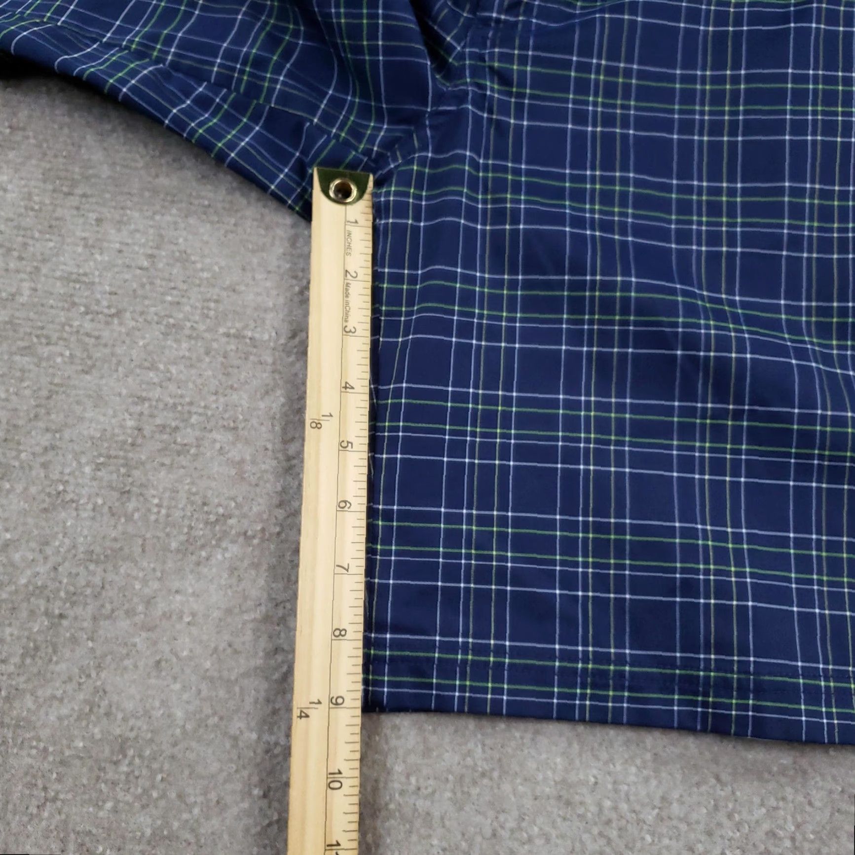 Vintage Zero Restriction Mens 40 Blue Plaid Tour Series Golf Performance Stretch Shorts Size US 40 / EU 56 - 2 Thumbnail
